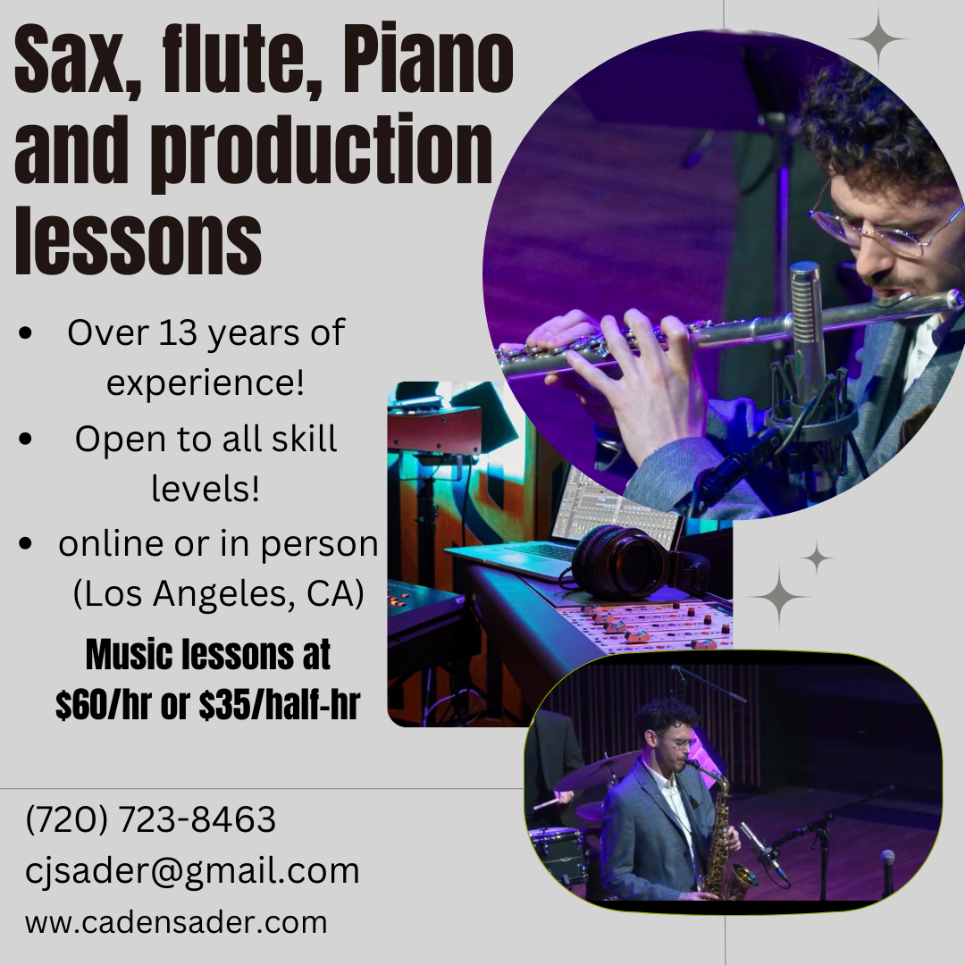 Music Lessons — Caden Sader
