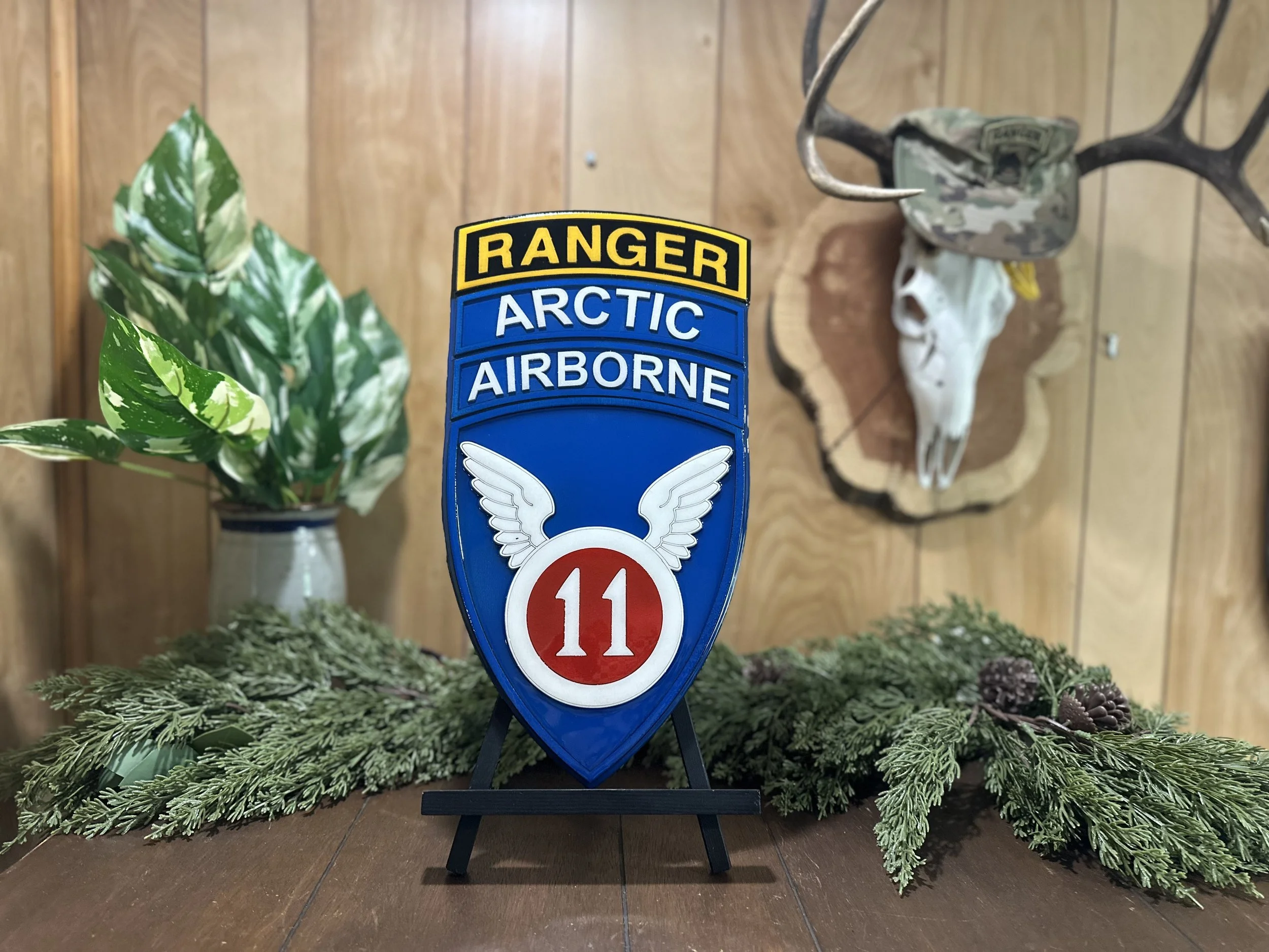 11th ARCTIC Airborne with Ranger Tab
