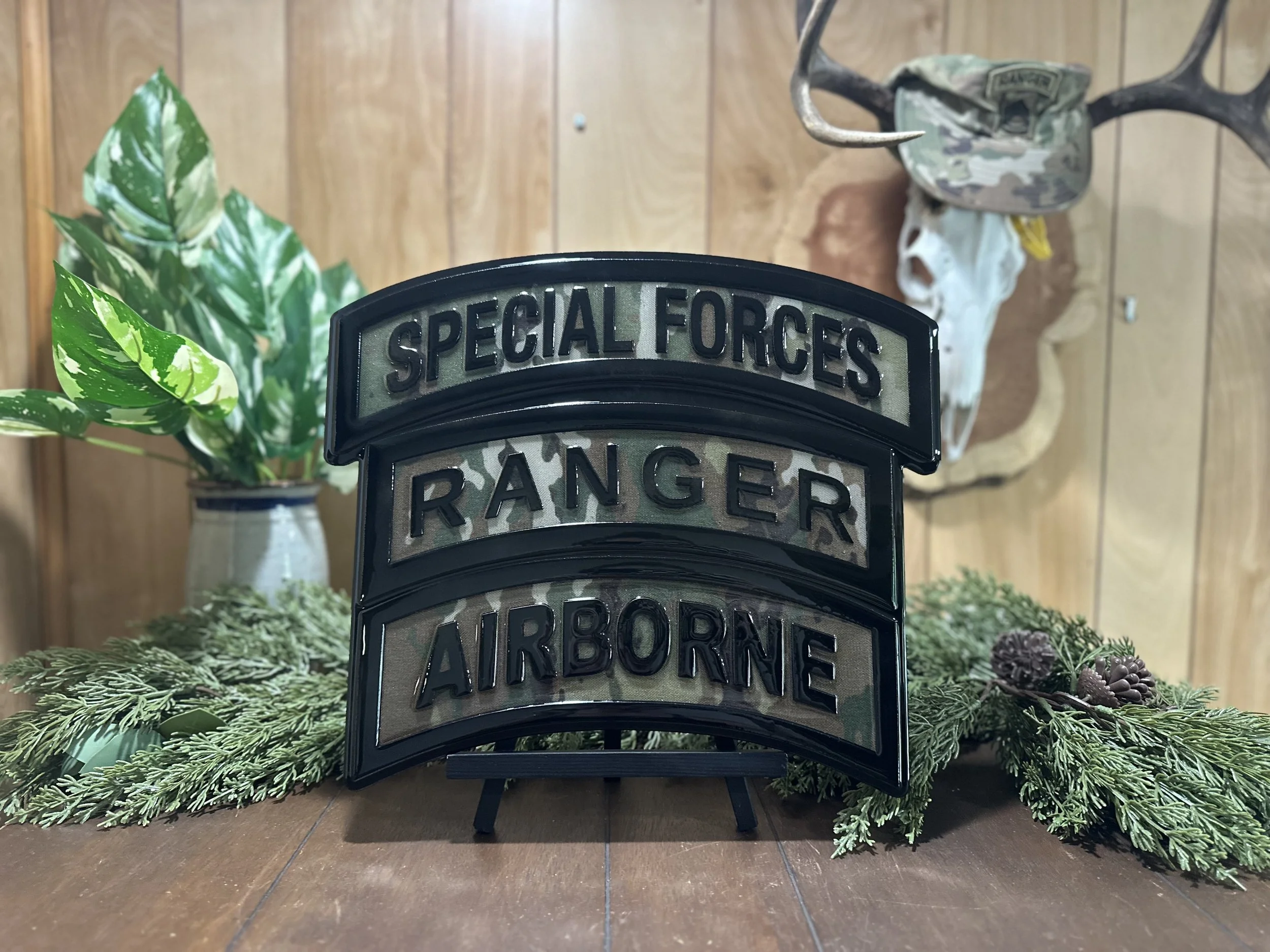 Triple Stack Epoxy Sign