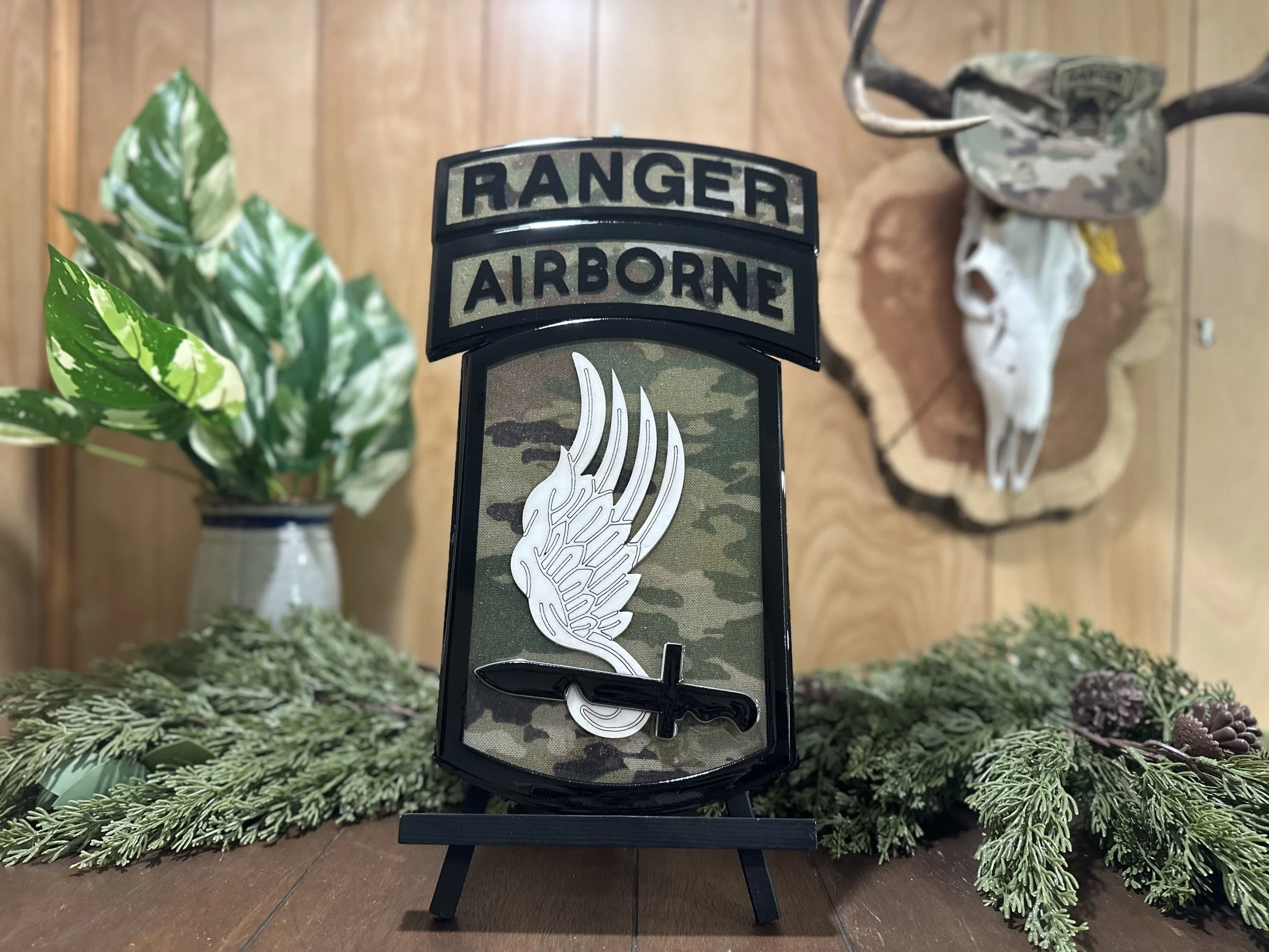 173rd Airborne With Ranger Tab Sign