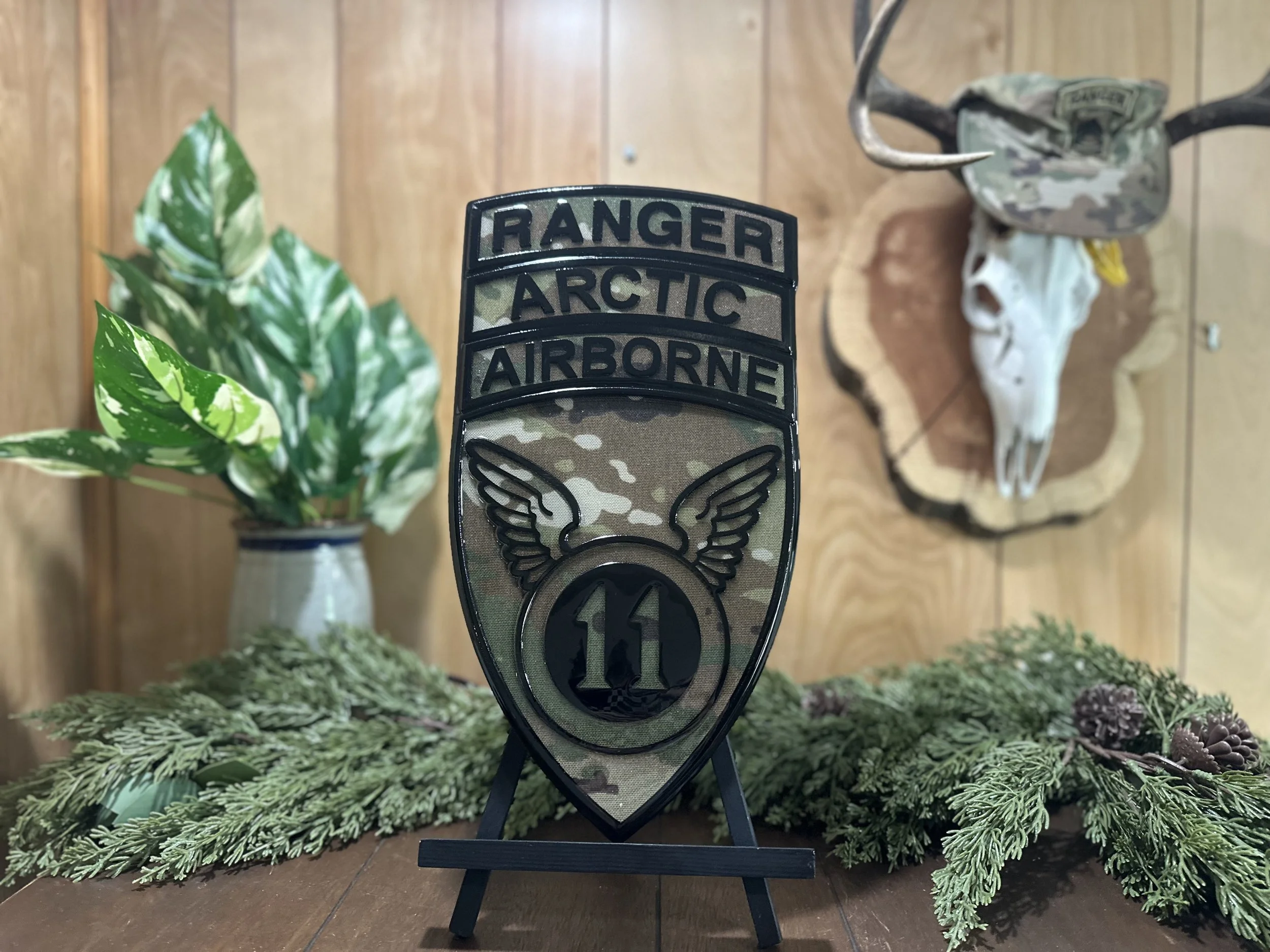 11th ARCTIC Airborne with Ranger Tab