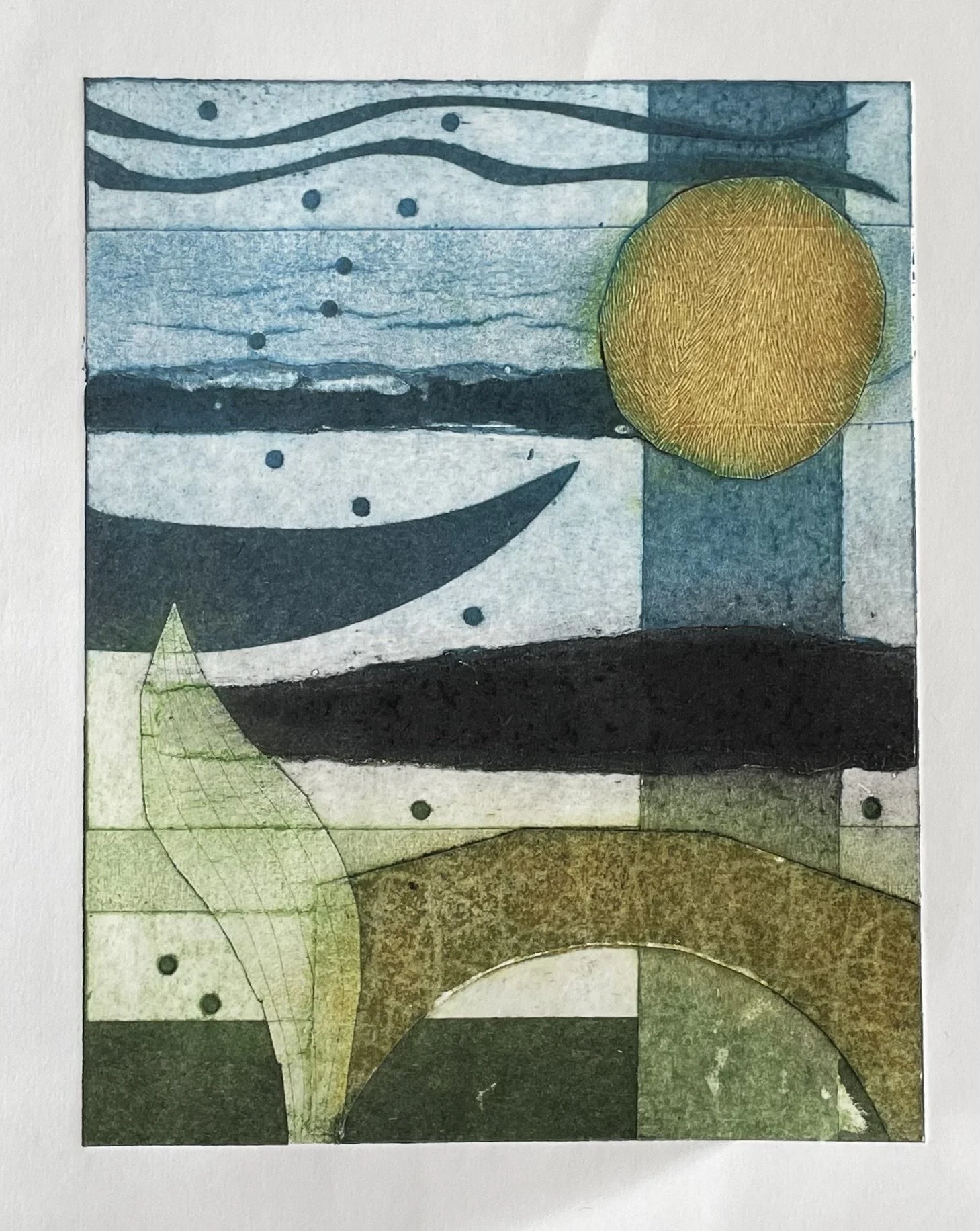 Venice vivid (Collagraph)