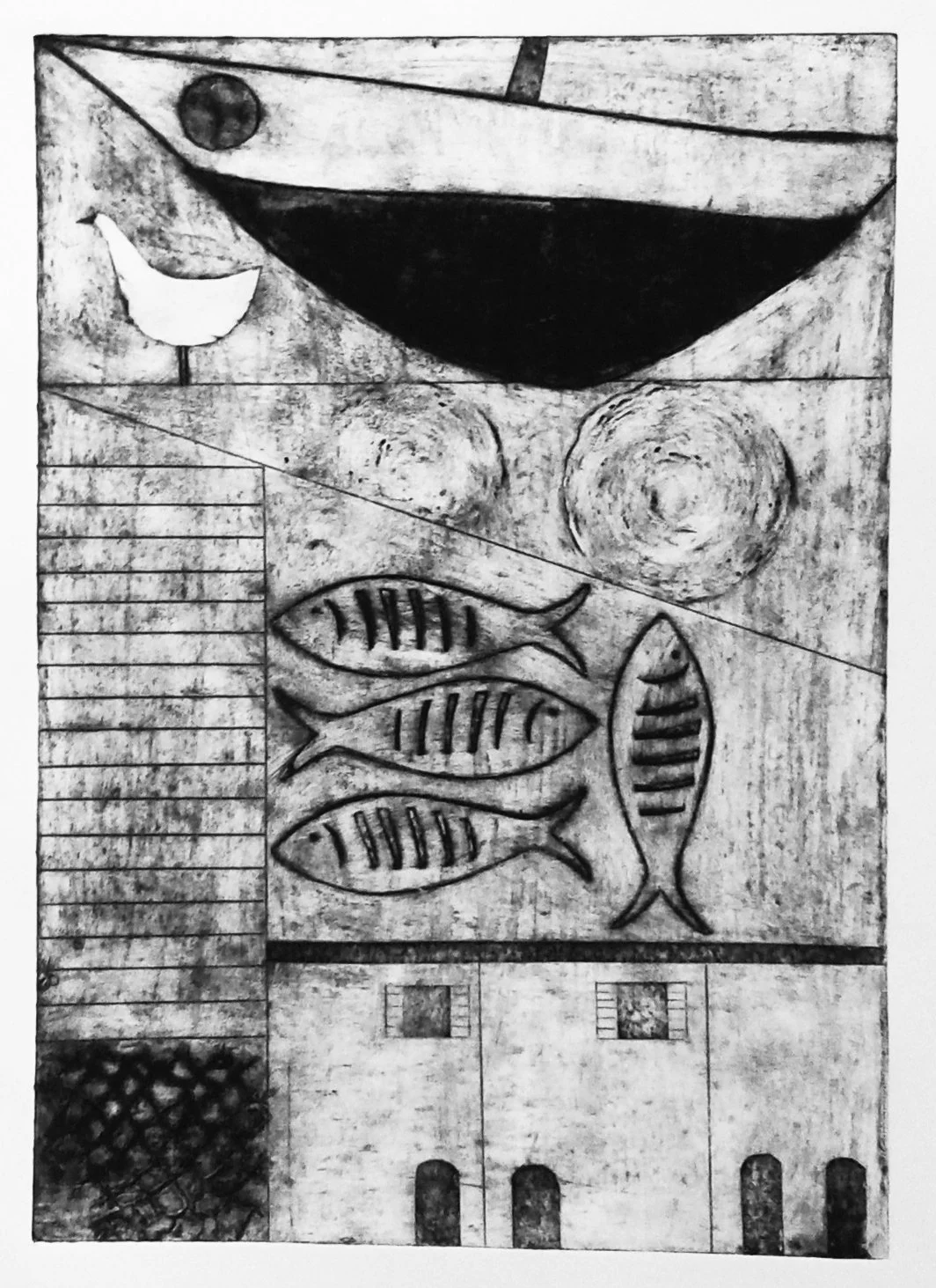 Spray
(Collagraph)