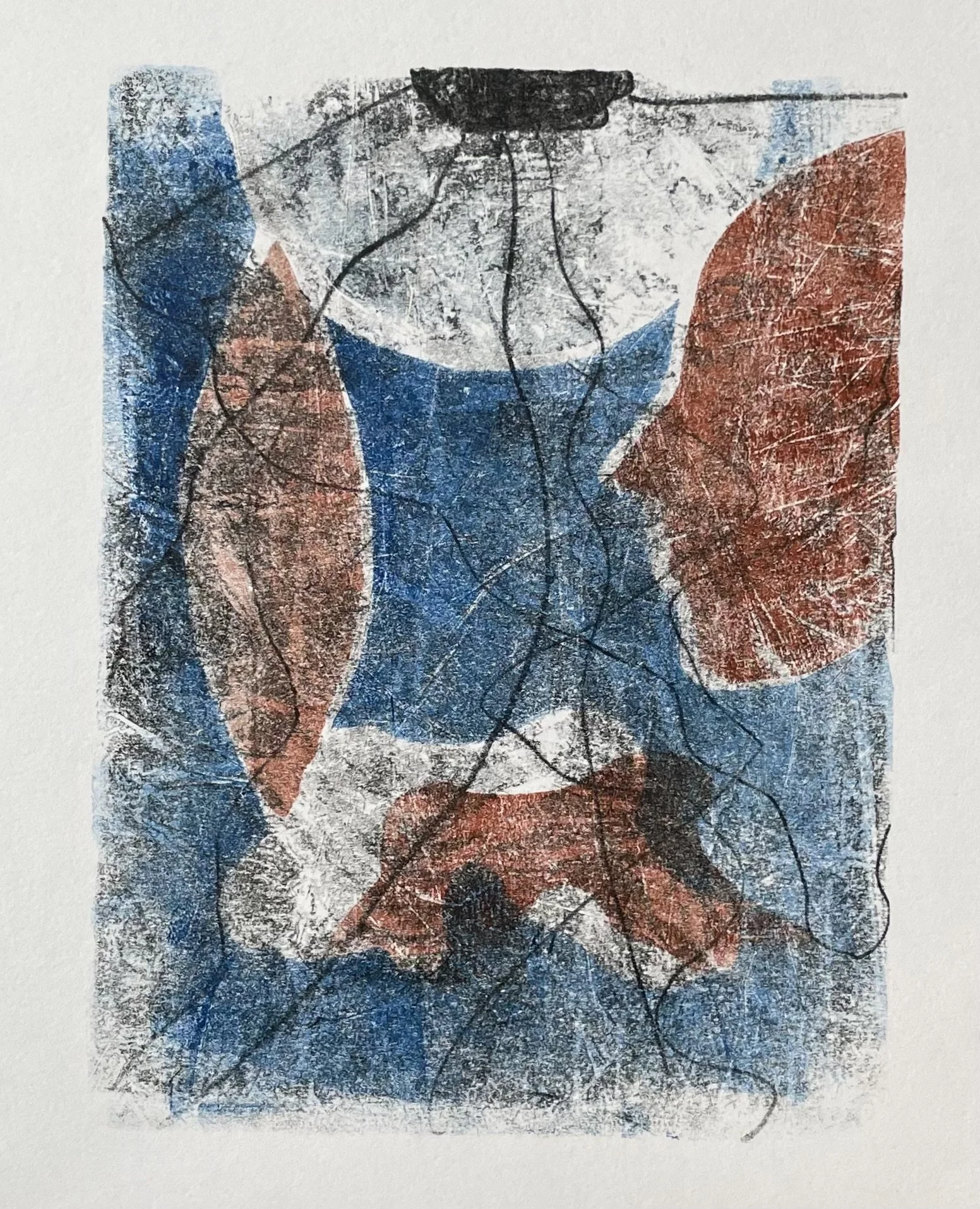 Mask (Monoprint)
