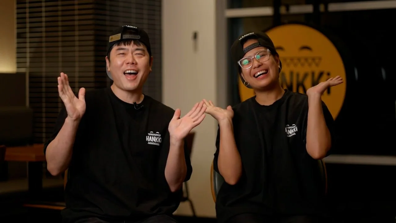 Hankki Forest Lawn team members sharing their story and values in a Calgary restaurant focused on community and heart-led service