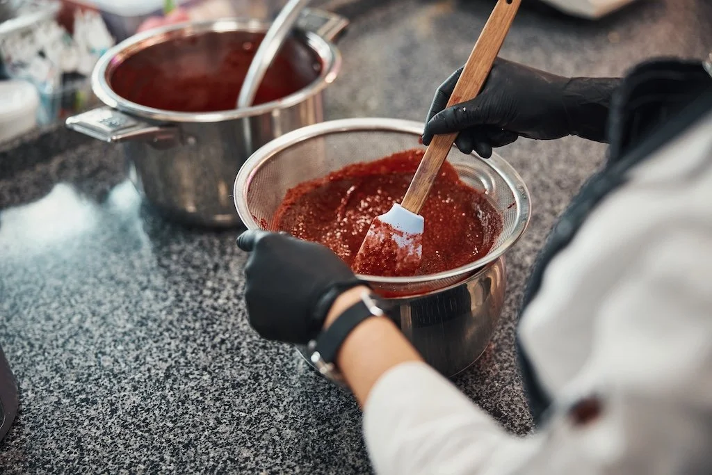 Freshly made Korean sauces crafted on-site at Hankki, enhancing every dish
