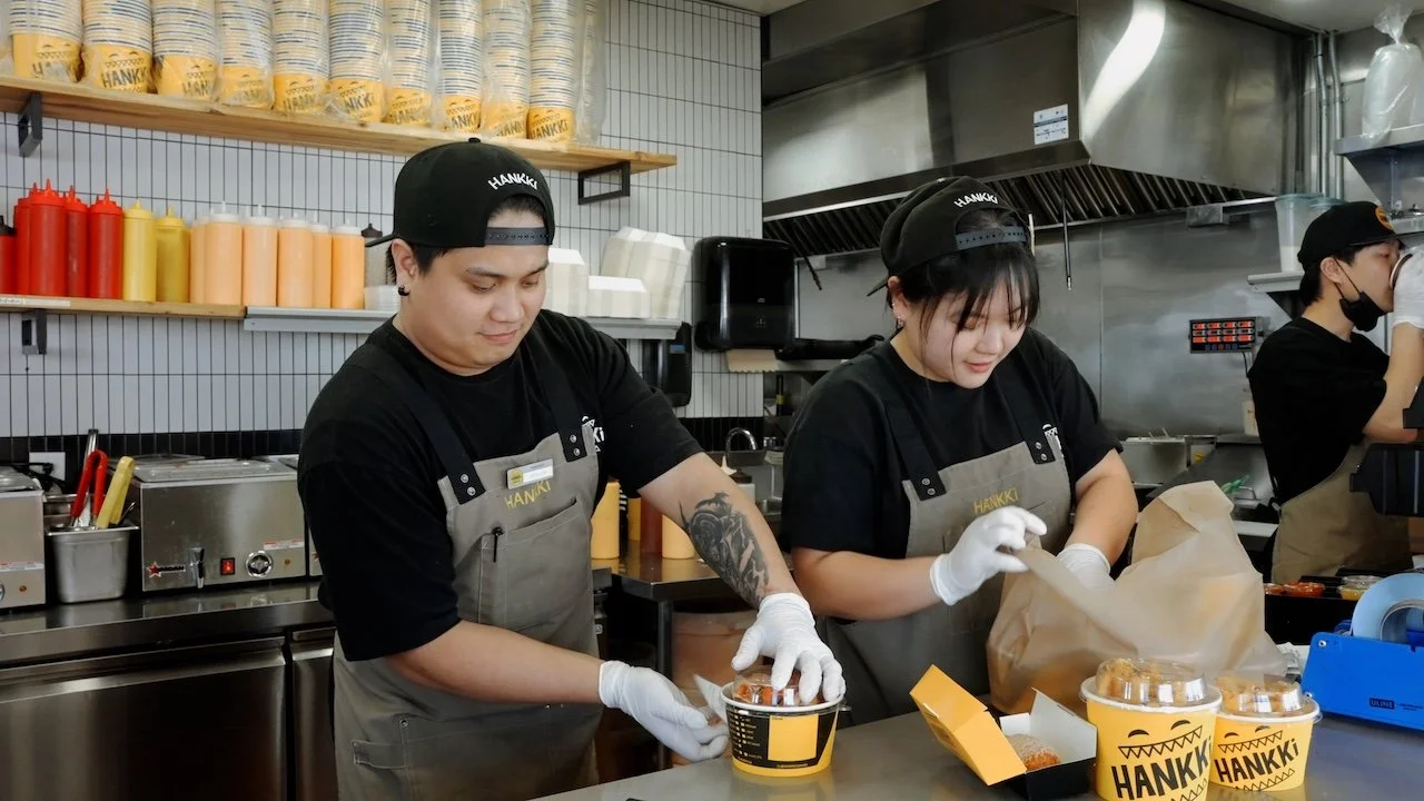 Hankki Acadia team working together in the kitchen to deliver consistent service and quality food