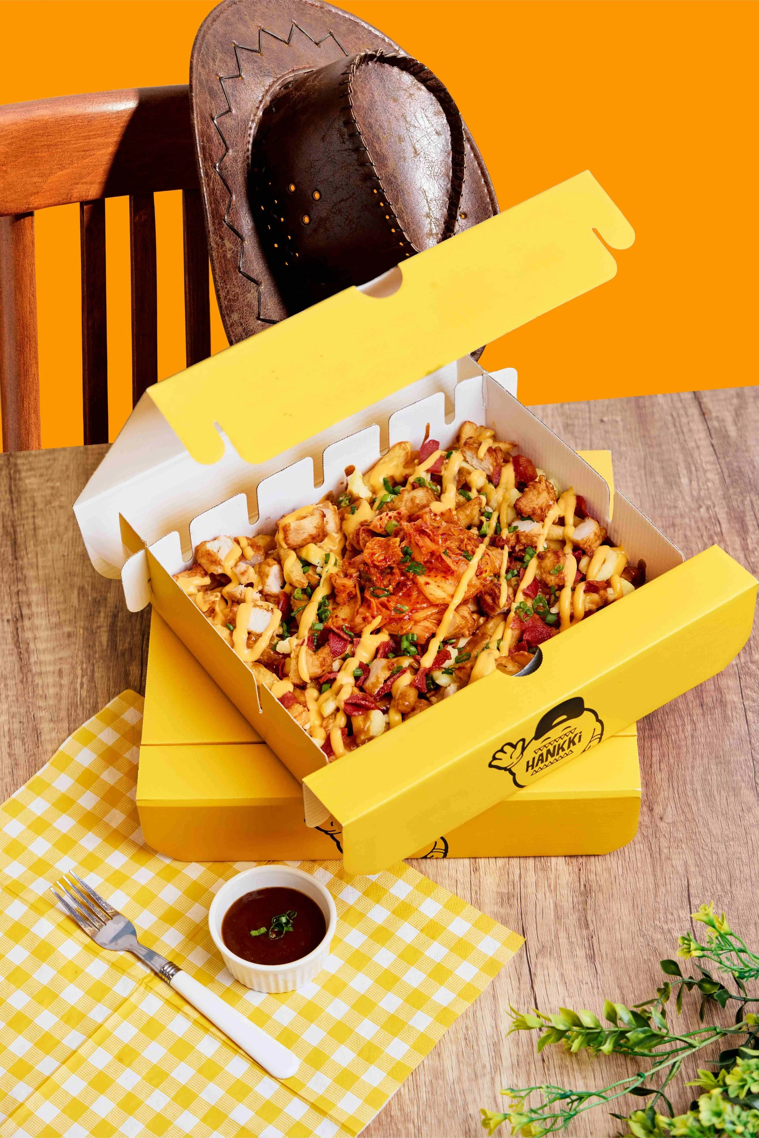 HANKKi Seoul Stampede Fries inspired by Signature Kimchi Poutine for Calgary Stampede season