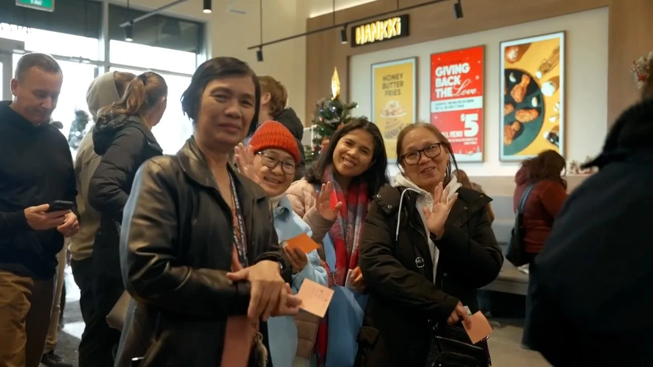 Customers visiting Hankki Forest Lawn on International Avenue, a popular Calgary neighbourhood restaurant for families and friends