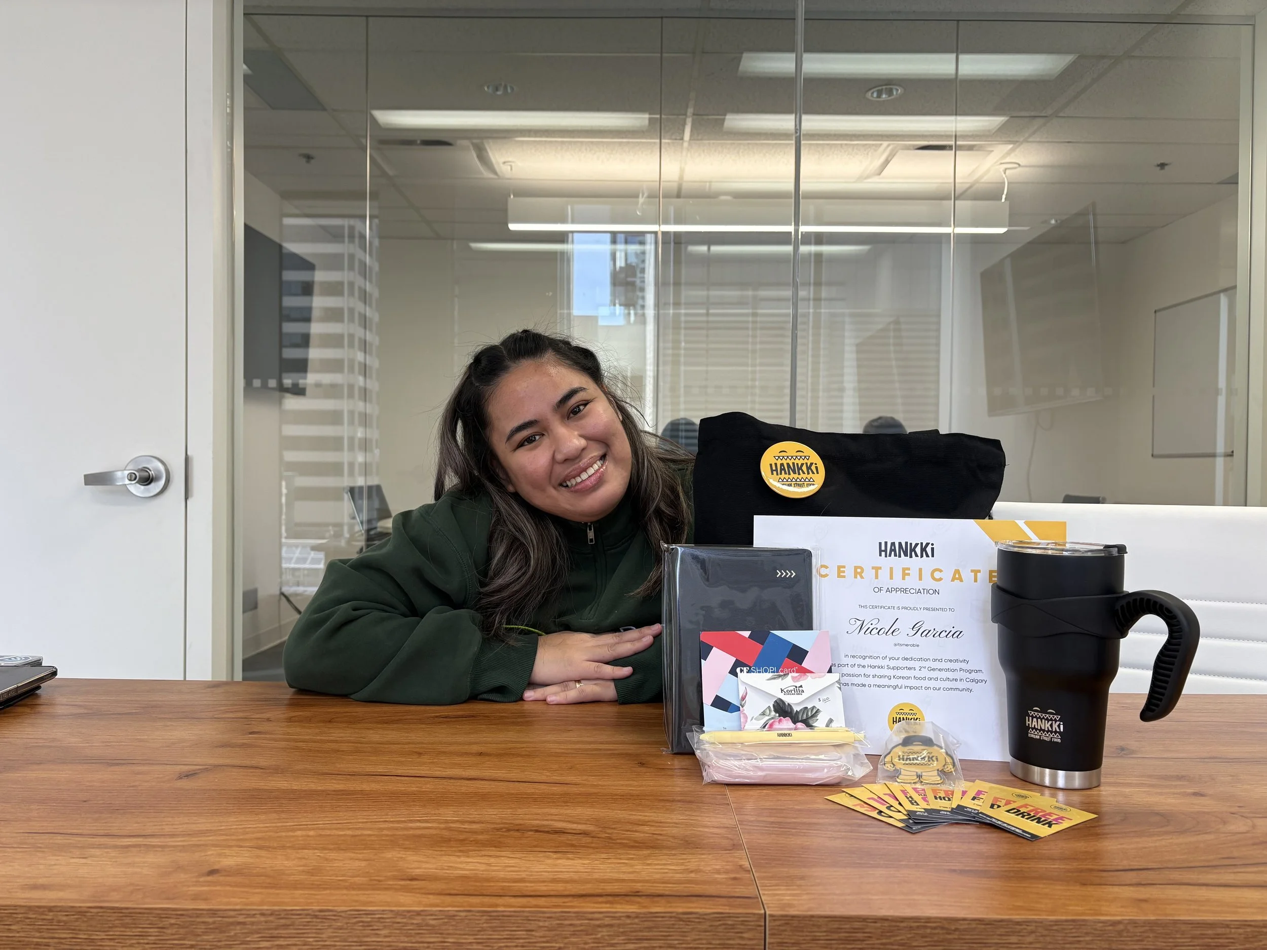 Nicole winner of Hankki Supporters 2nd Generation Alberta interview