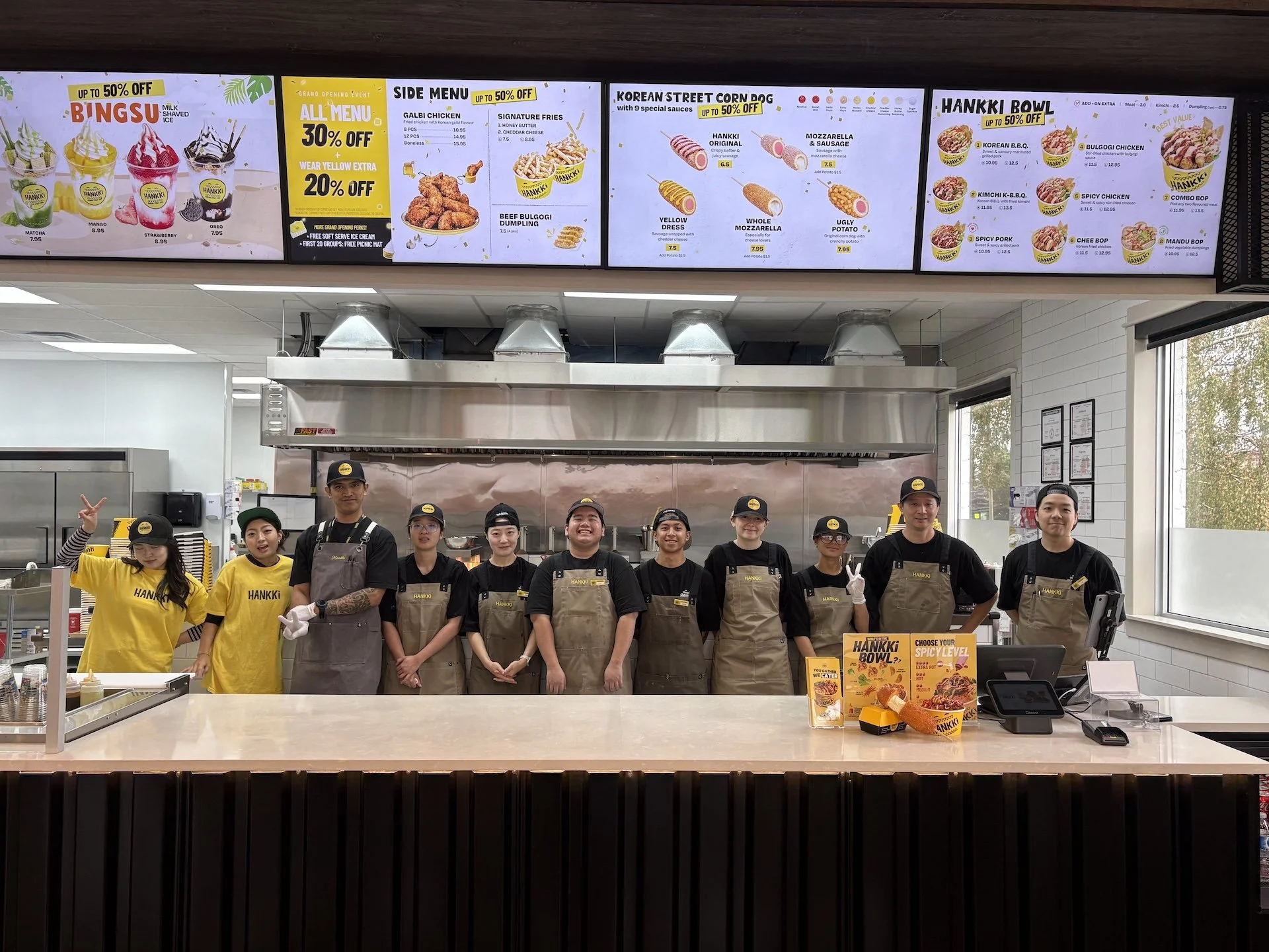 HANKKi Highfield team celebrating the grand opening of the new Calgary location
