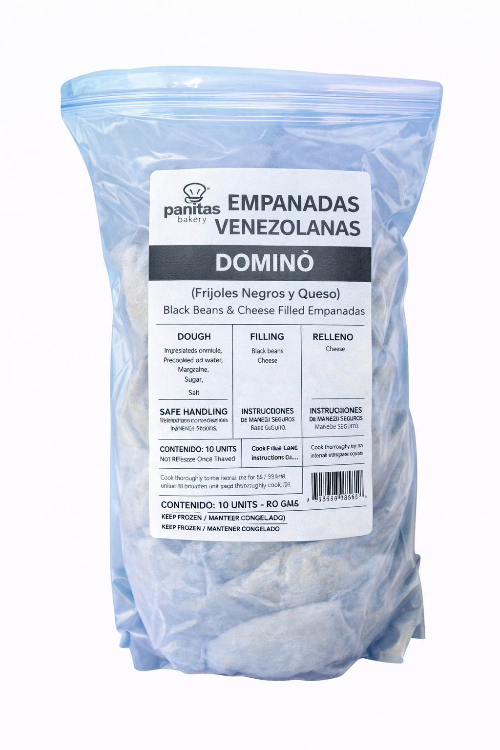 Empanadas Venezolanas de Domino – Frozen (10 unidades)