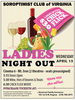 Ladies Night Out AKA Chick Flick!