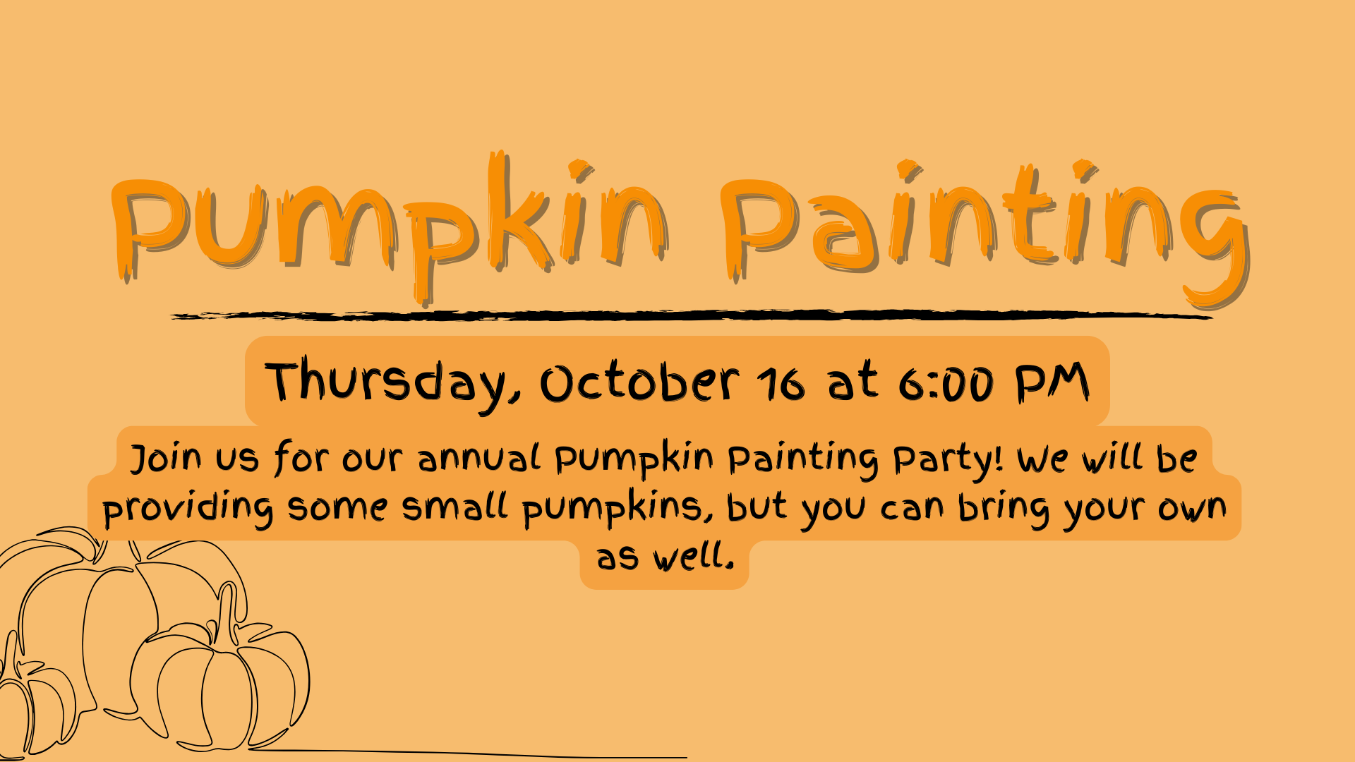 Pumpkin Painting
