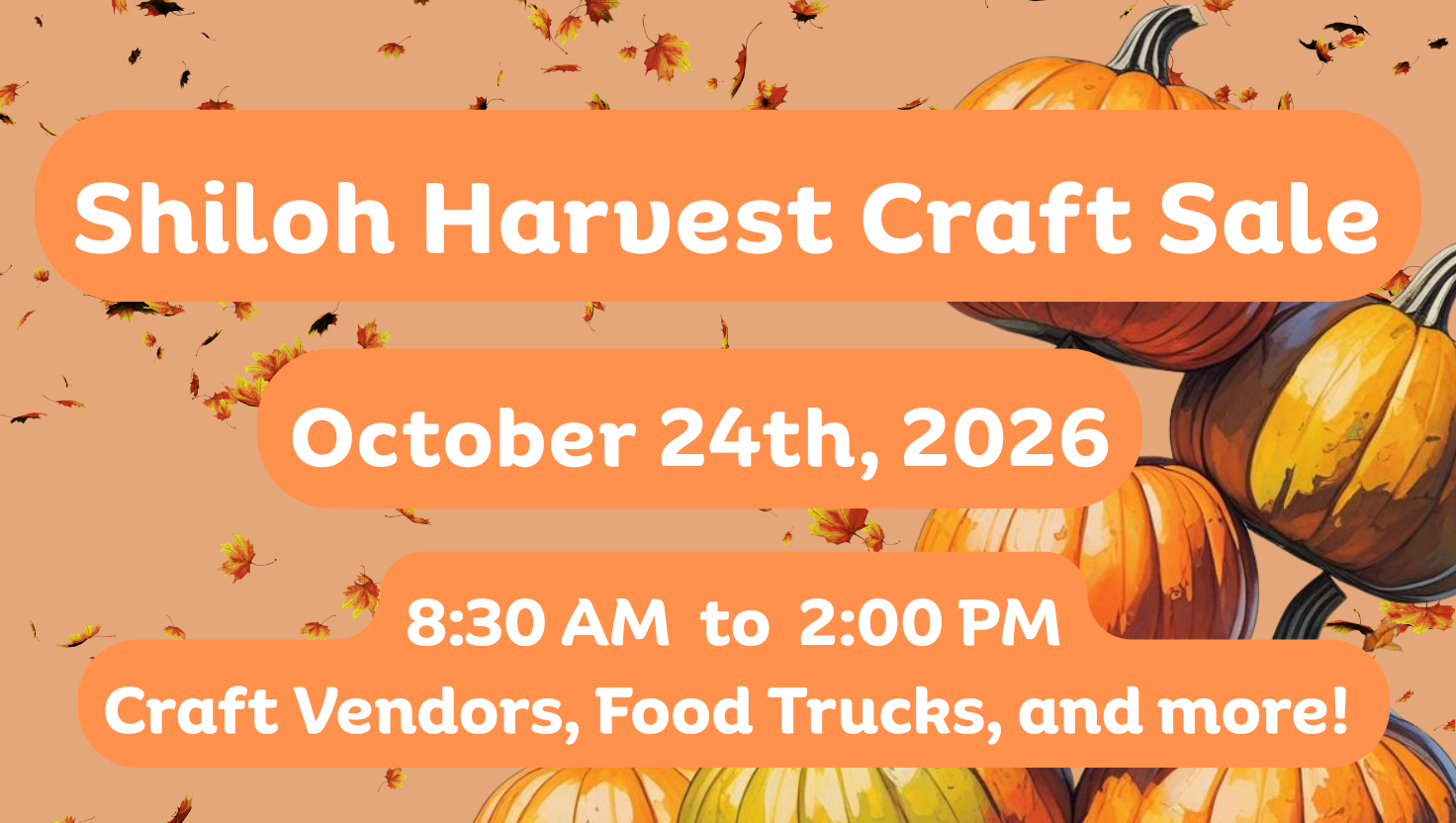 Shiloh Harvest Craft Sale