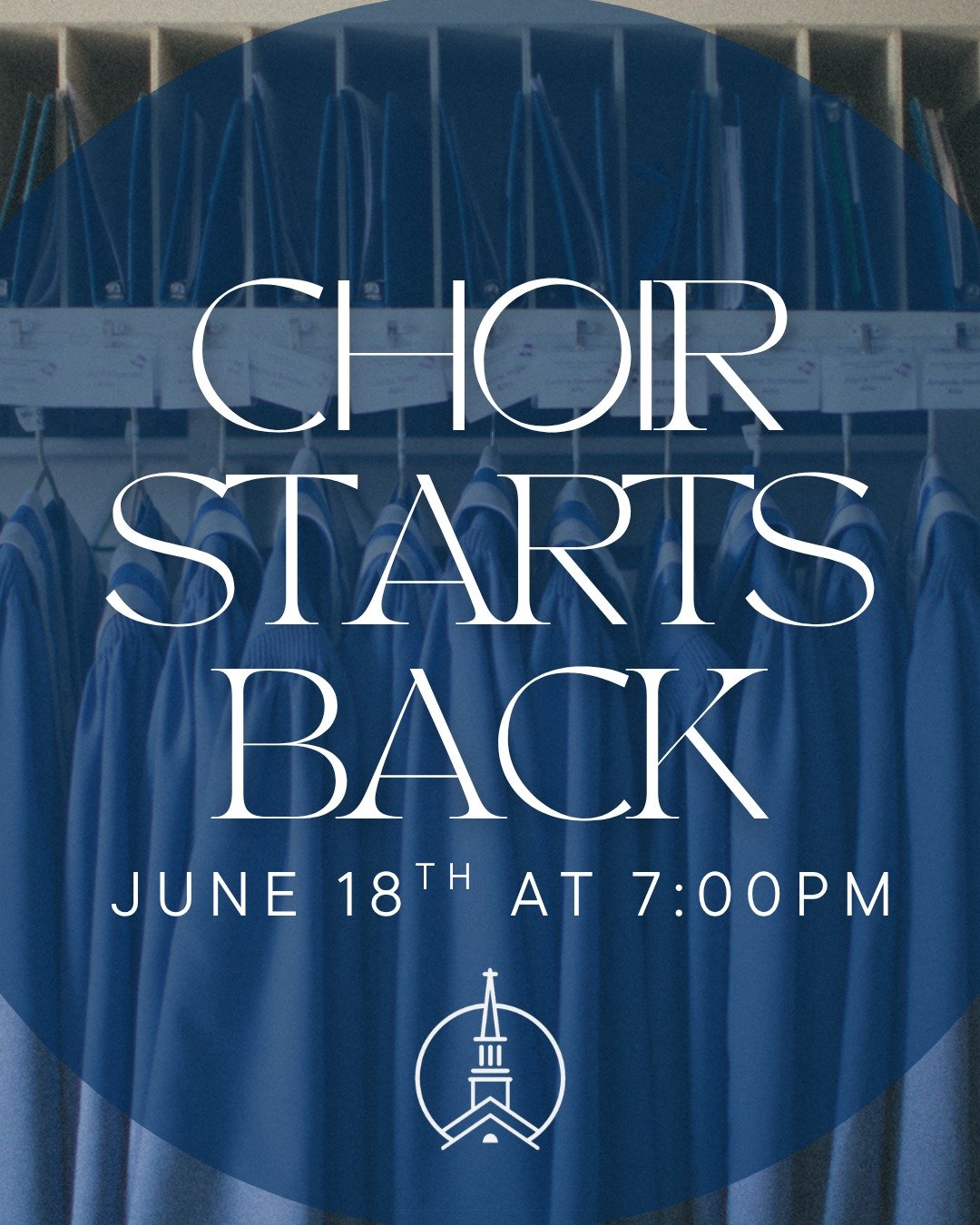 Choir practice starts back this Wednesday, June 18th, at 7pm.  Whether you're a longtime member or thinking about joining for the first time, we&rsquo;d love to see you there. Come ready to lift your voice and your spirit!