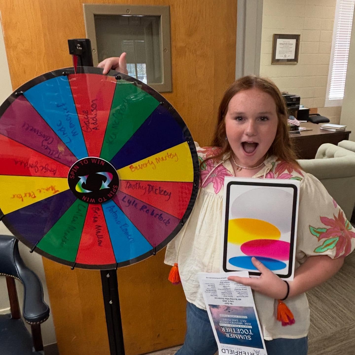Congratulations Gracie on winning the iPad for signing up for Roll Call on Realm!!!
If you haven’t accepted your invite or need help signing up for Realm we are here to help! Swing by the office during regular office hours and we will be glad