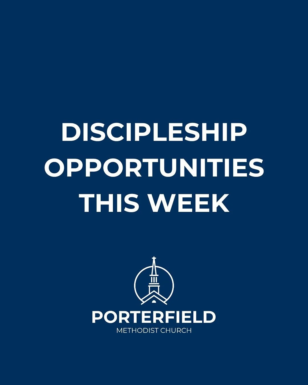 Join us at Porterfield, we can't wait to see you!