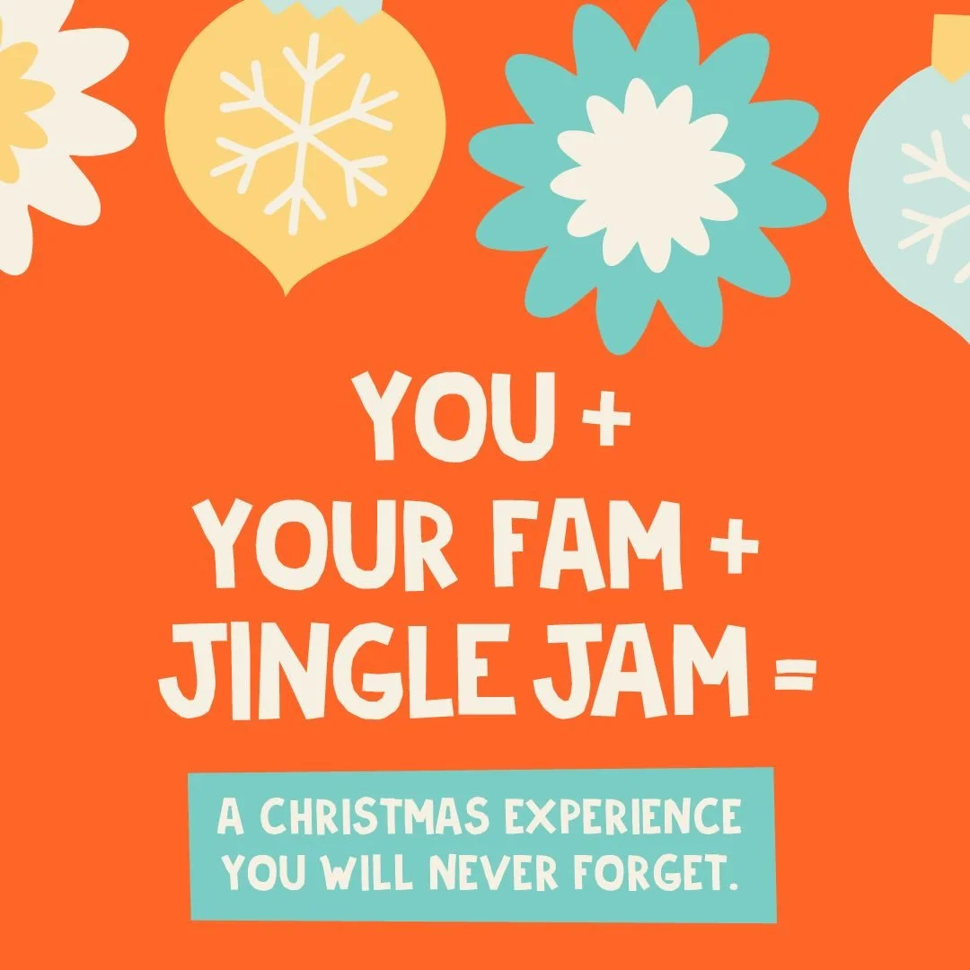 We're super excited to see you at Jingle Jam tomorrow!!! Bring your friends and family for this awesome time celebrating the birth of our Savior!