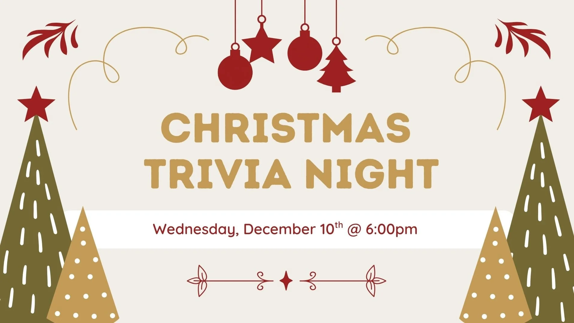 Join us after Wednesday Night Supper this week for a fun night of Christmas Trivia!🎄
The following Wednesday, December 17th, we will pack Blessing Bags for the first responders, law enforcement, and emergency services that will be working on Christm