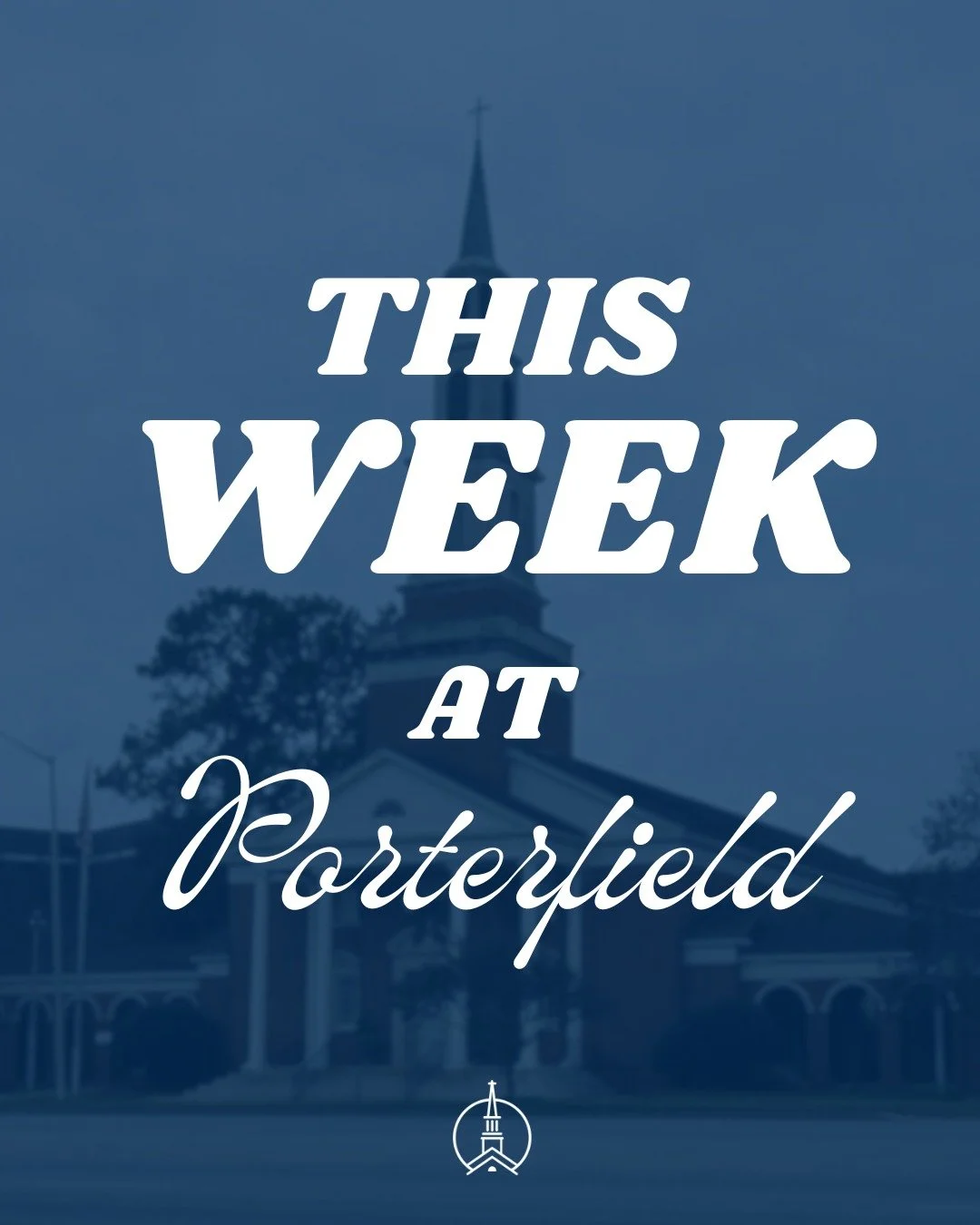 So much happening this week, for every age and every stage. Come be part of it!