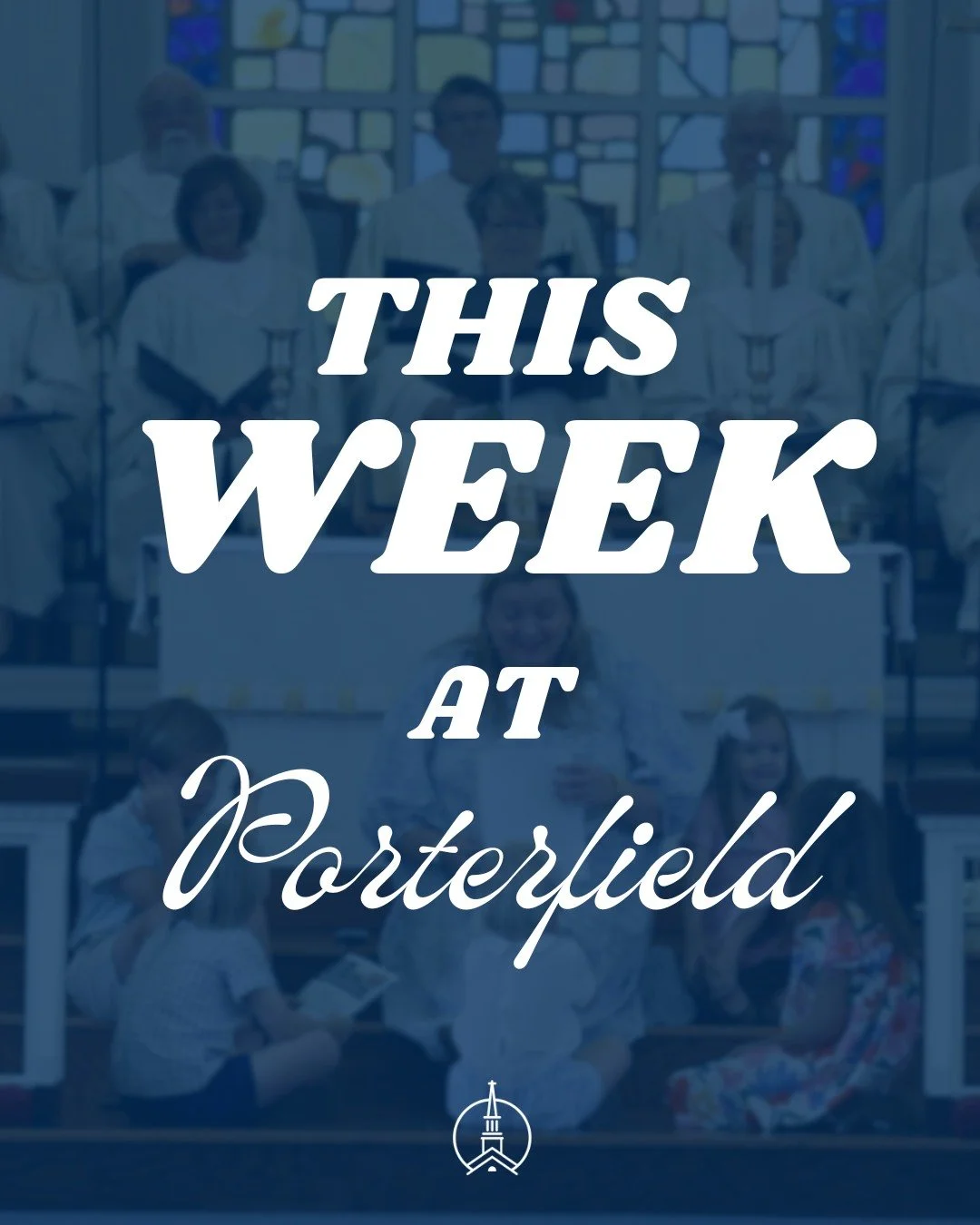 Lots happening in the life of our church this week! Come be a part of it!