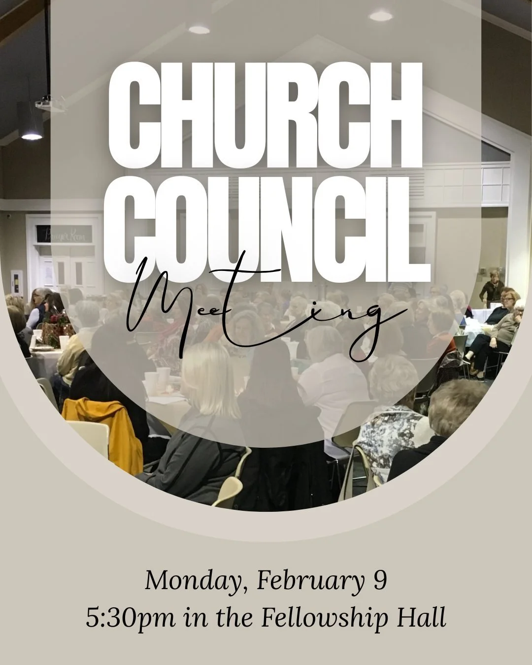 If you have never had the opportunity to attend a Church Council meeting, now's your chance! The council will be meeting tonight at 5:30pm in the Fellowship Hall. You don't have to be a council member to attend!