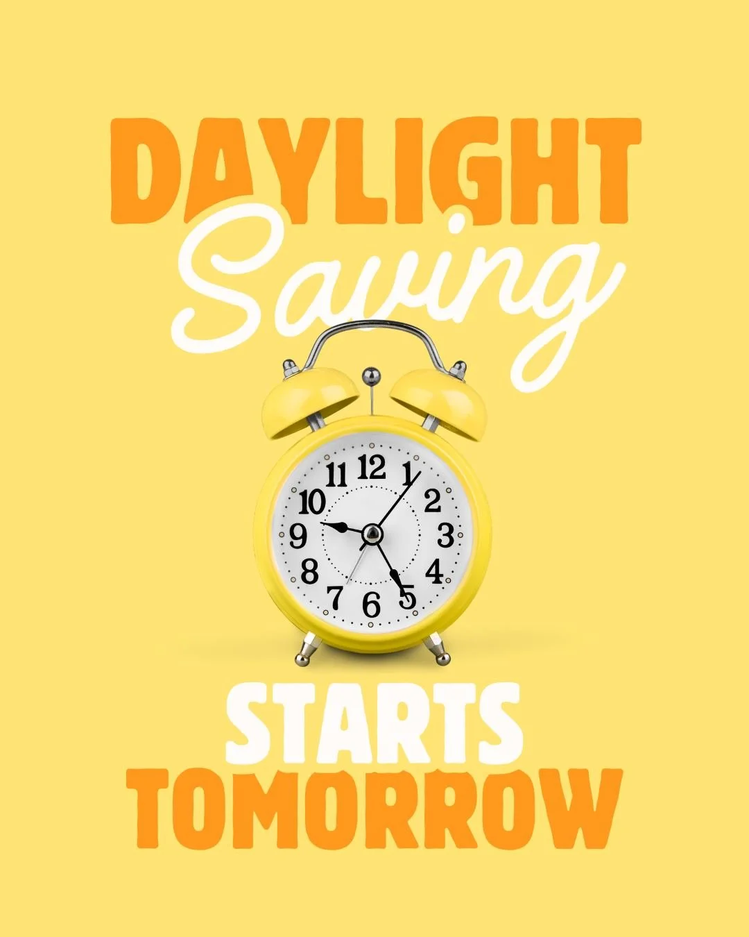 Spring is proof that life begins again... Even if it means losing an hour of sleep! Don't forget to adjust your clocks tonight. See you in the morning!