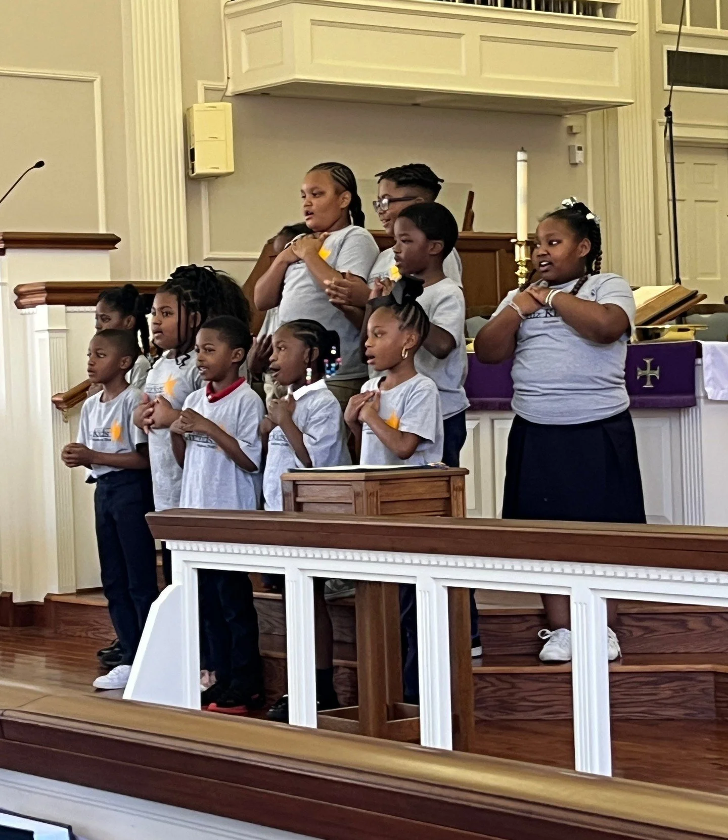 From our Whiz Kids lifting their voices in special songs at their graduation, to our children waving palms on Sunday, it&rsquo;s been a joyful week of celebrating faith, growth, and the start of Holy Week!