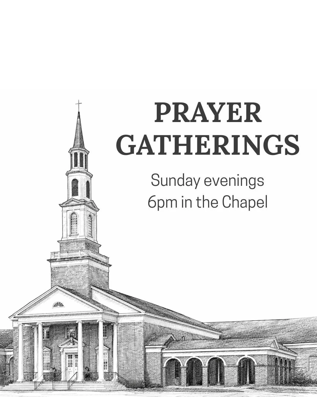 "Every great movement of God can be traced to a kneeling figure, and every
prayer meeting is a potential birthplace of revival." - D.L. Moody | Prayer meetings resume TOMORROW!
