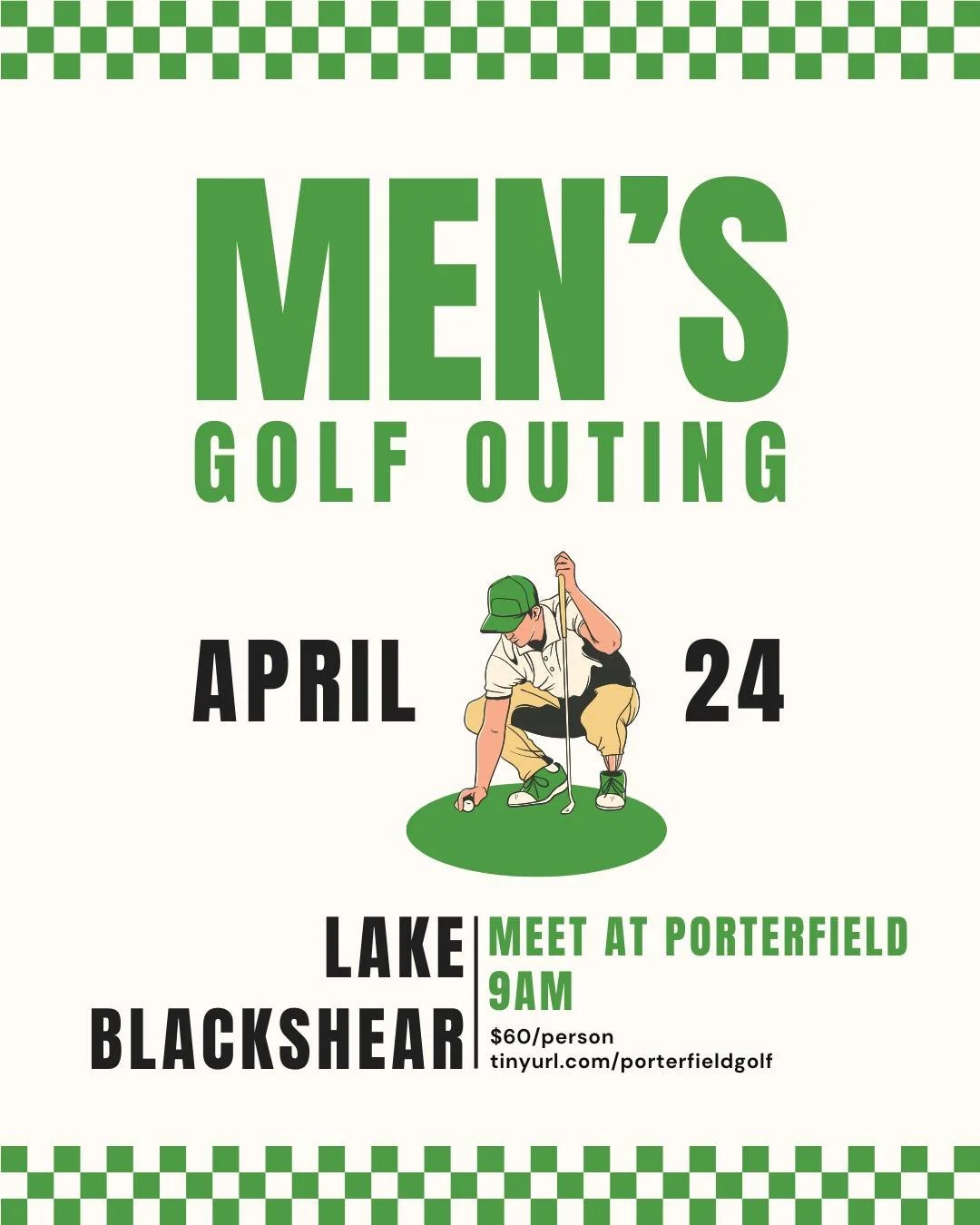 FRIDAY | We will leave the church parking lot for Lake Blackshear at 9am and hope to be back before 5pm. The cost is $60, and there will be food available for purchase at the clubhouse. Sign up now!