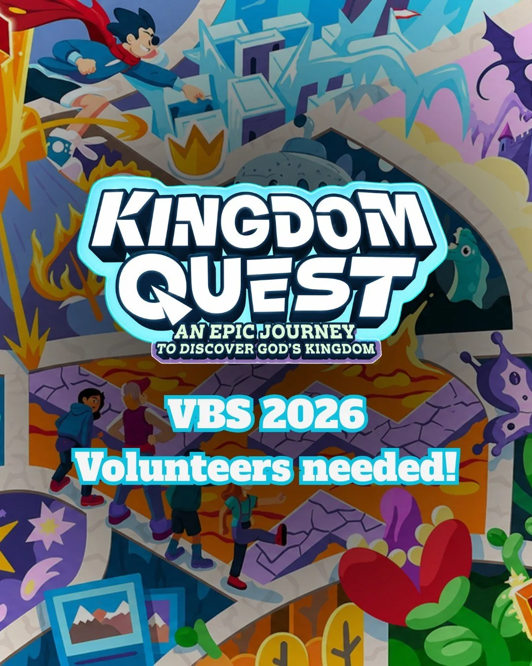 Let Caren know if you would like to volunteer for VBS this year! It's just around the corner: June 8-12