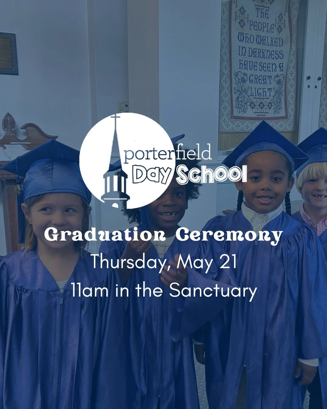 Our PDS kids have put together a very special program! Come and see it THIS Thursday at 11am in the Sanctuary and help us celebrate them for all of their hard work!