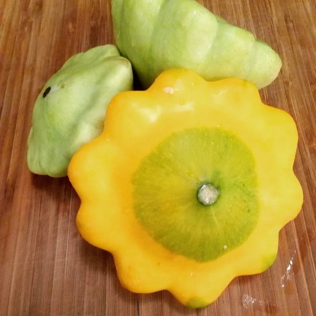 Golden Curry Patty Pan Squash