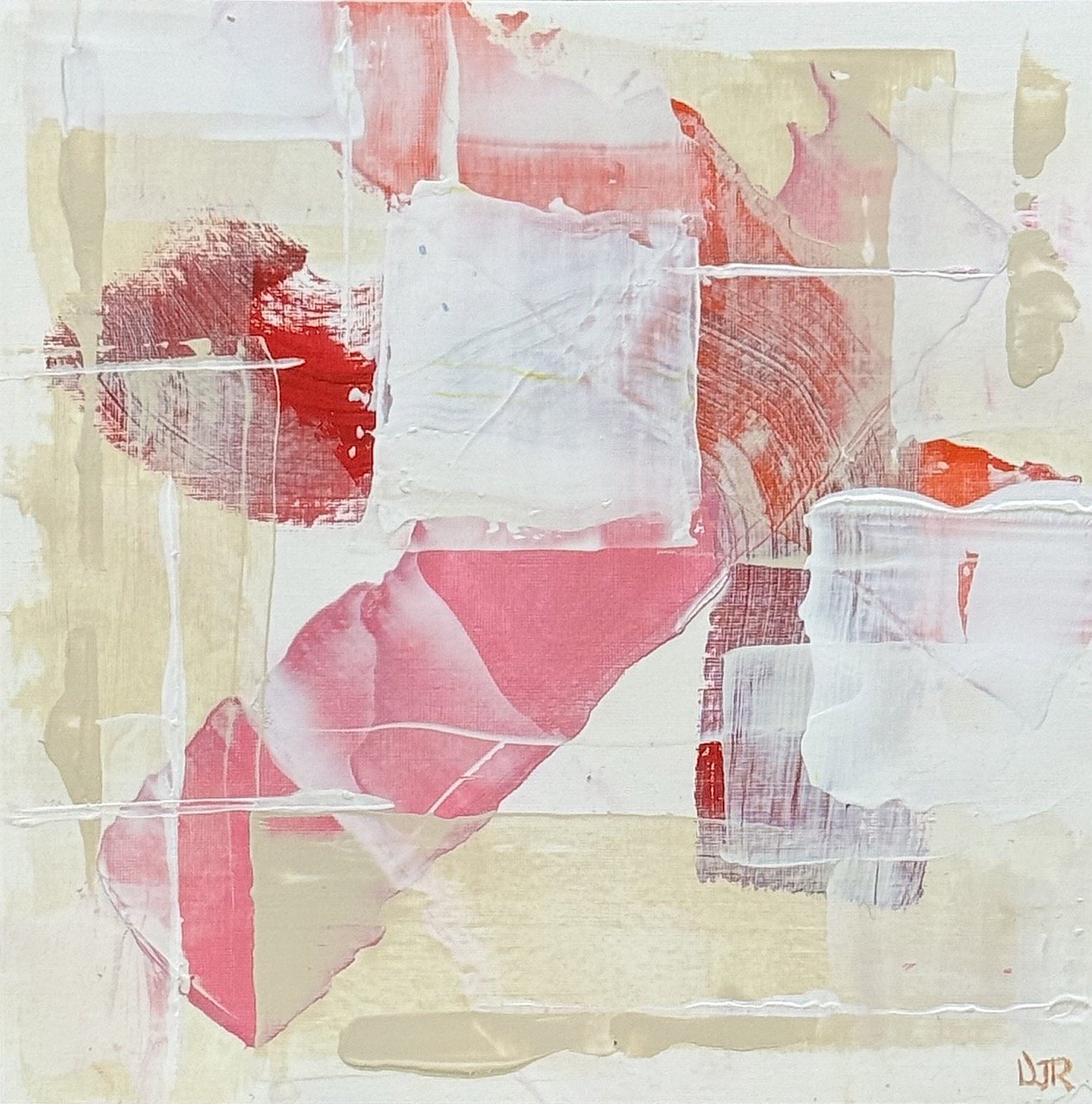'serenity and sand V' / 12" x 12"