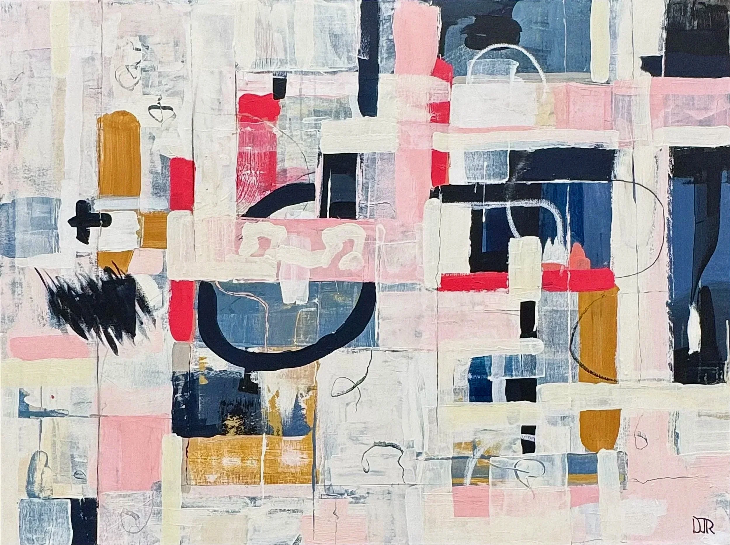 ''hidden balance' / 48” x 36” x 1.5” / Acrylic on Canvas