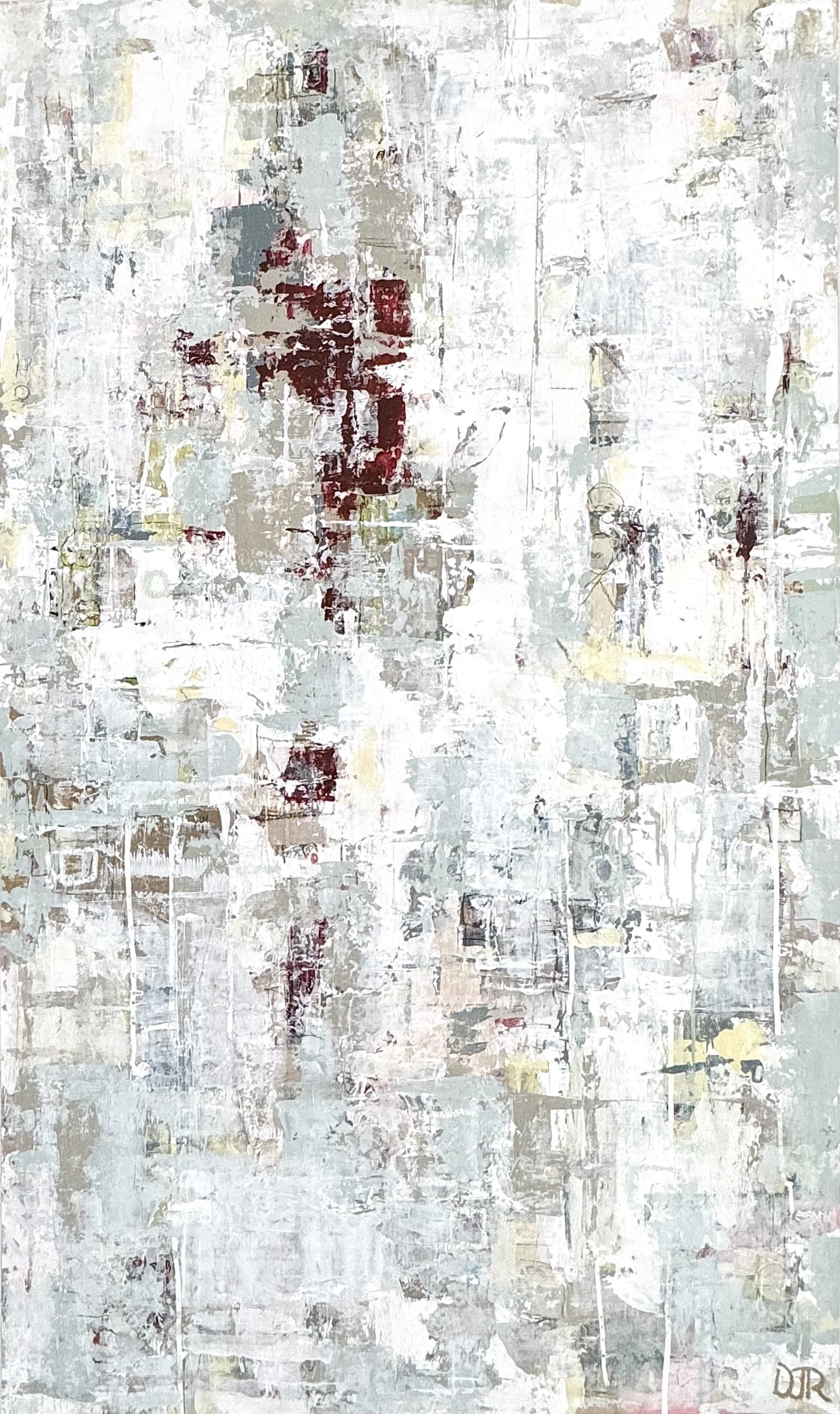 'the blue you don't sea' /  60” x 36” / Acrylic and Pencil on Mylar