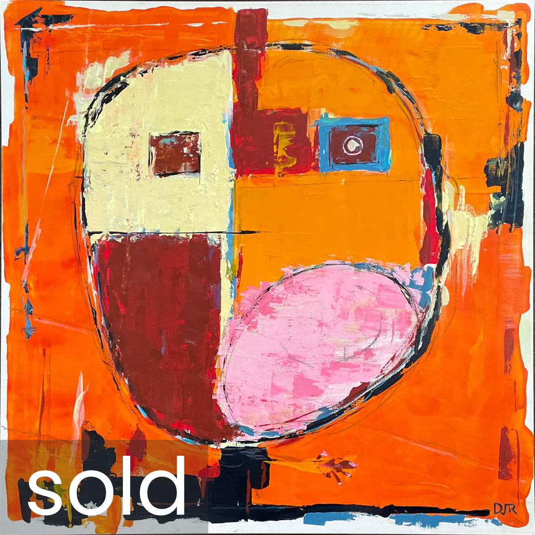 SOLD - 'force of mind' / 40" x 40" / Acrylic on Cavas