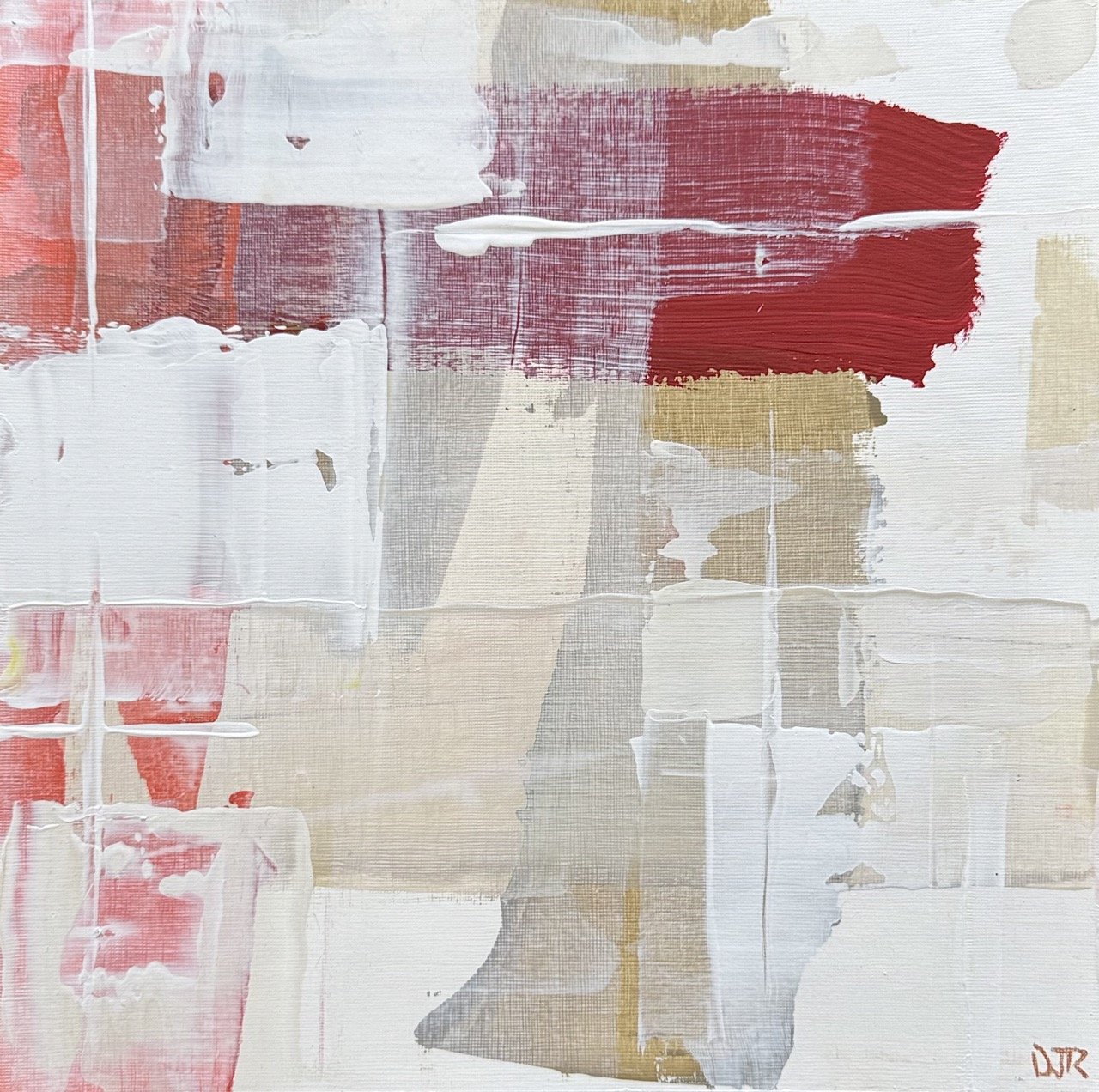 'serenity and sand I' / 12" x 12"