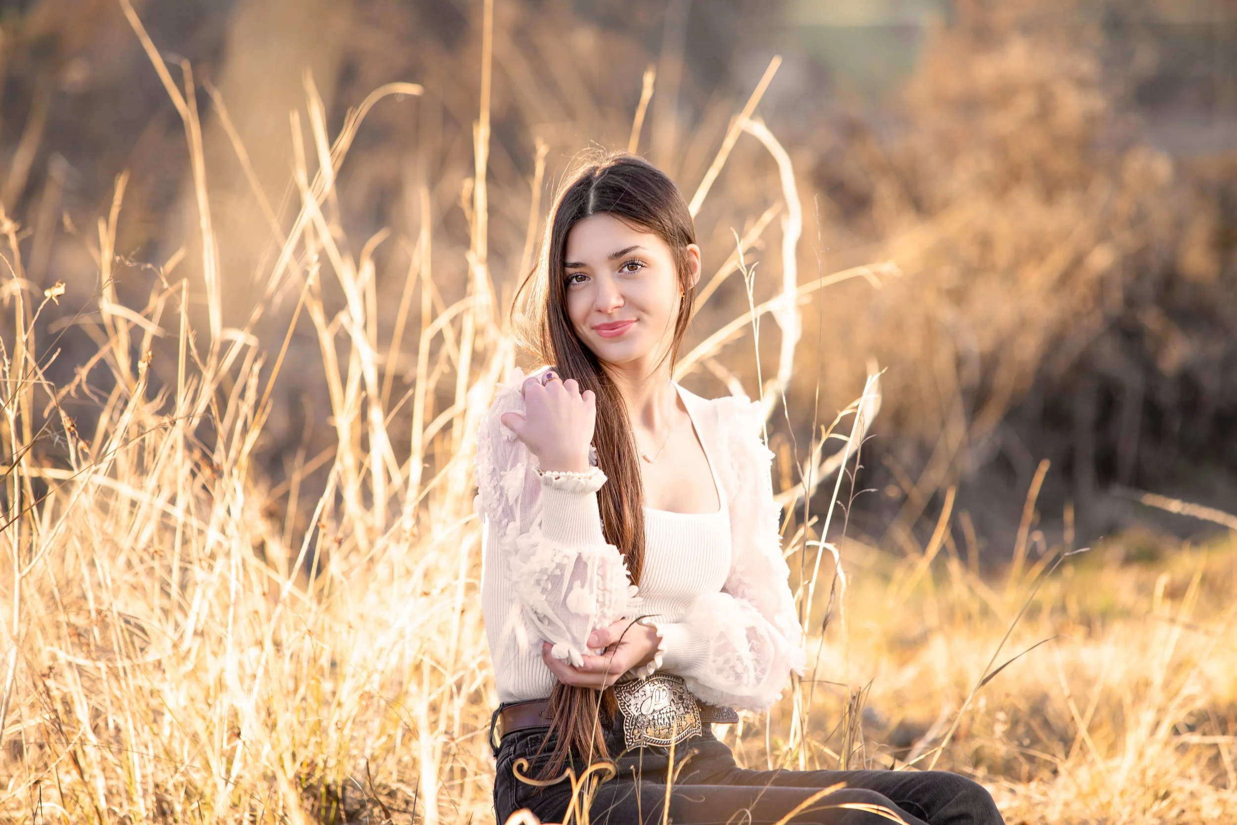 Graduation portrait photo session in Baton Rouge Forest Community Park