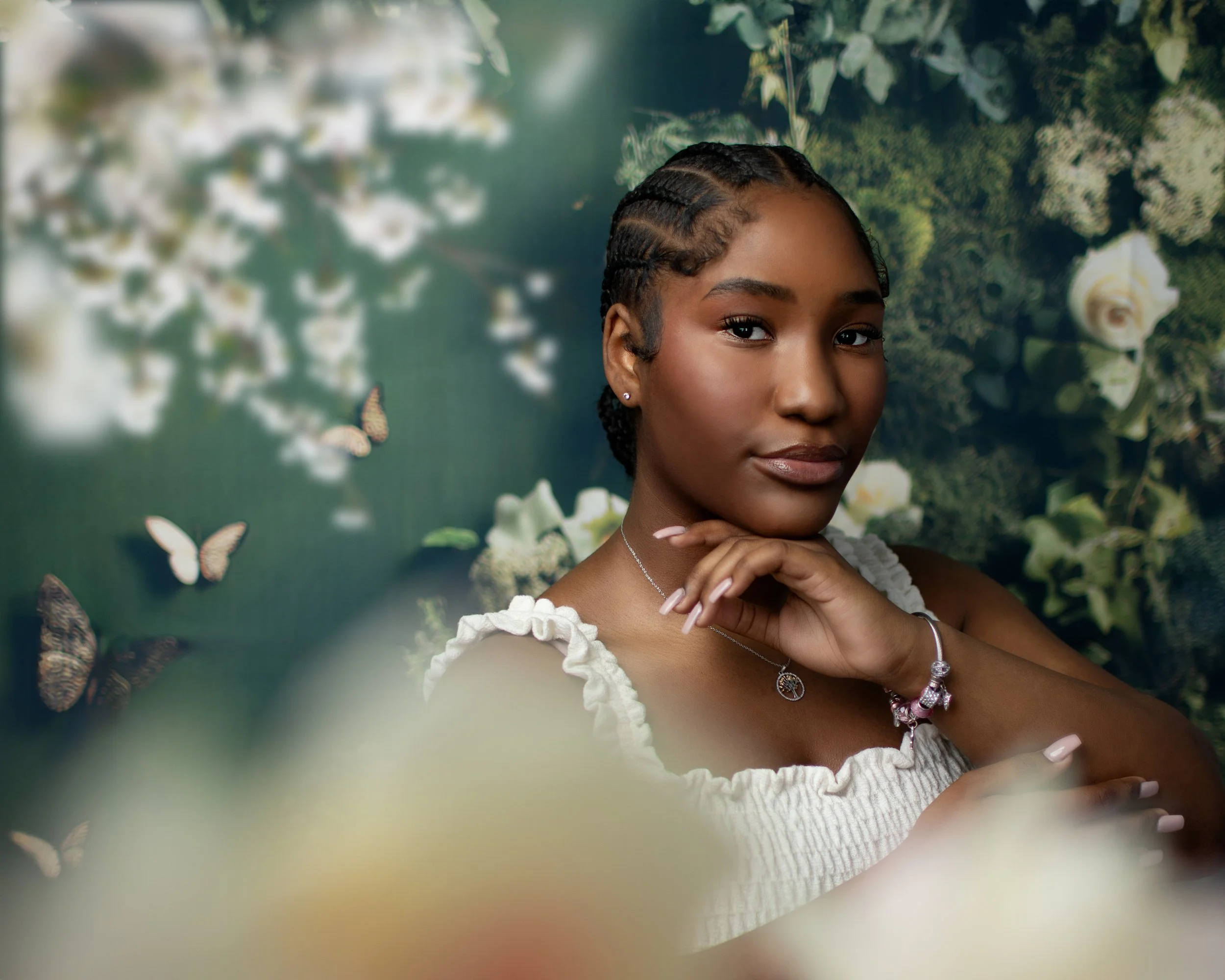 Studio graduation photo session for class of 2024 in Baton Rouge