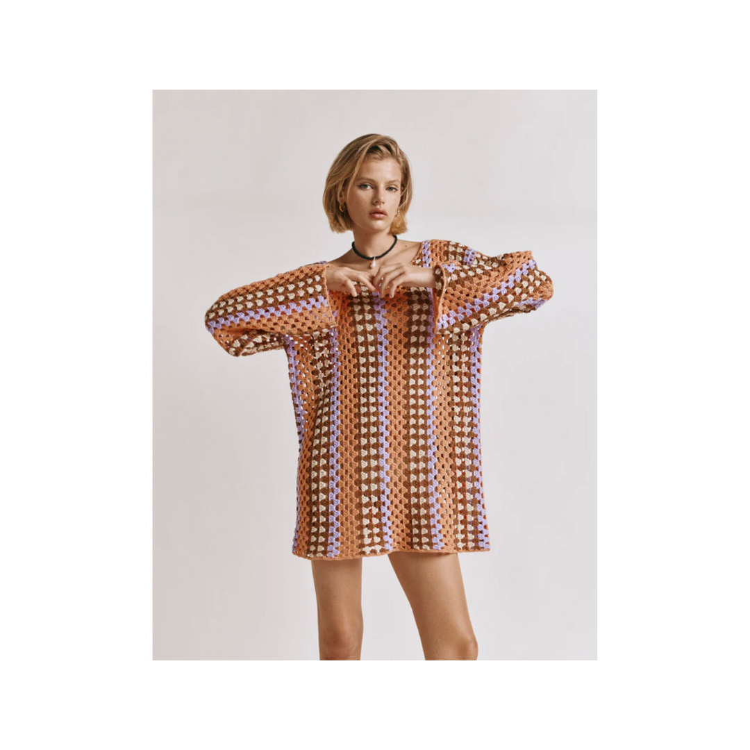 Crochet Mini Dress