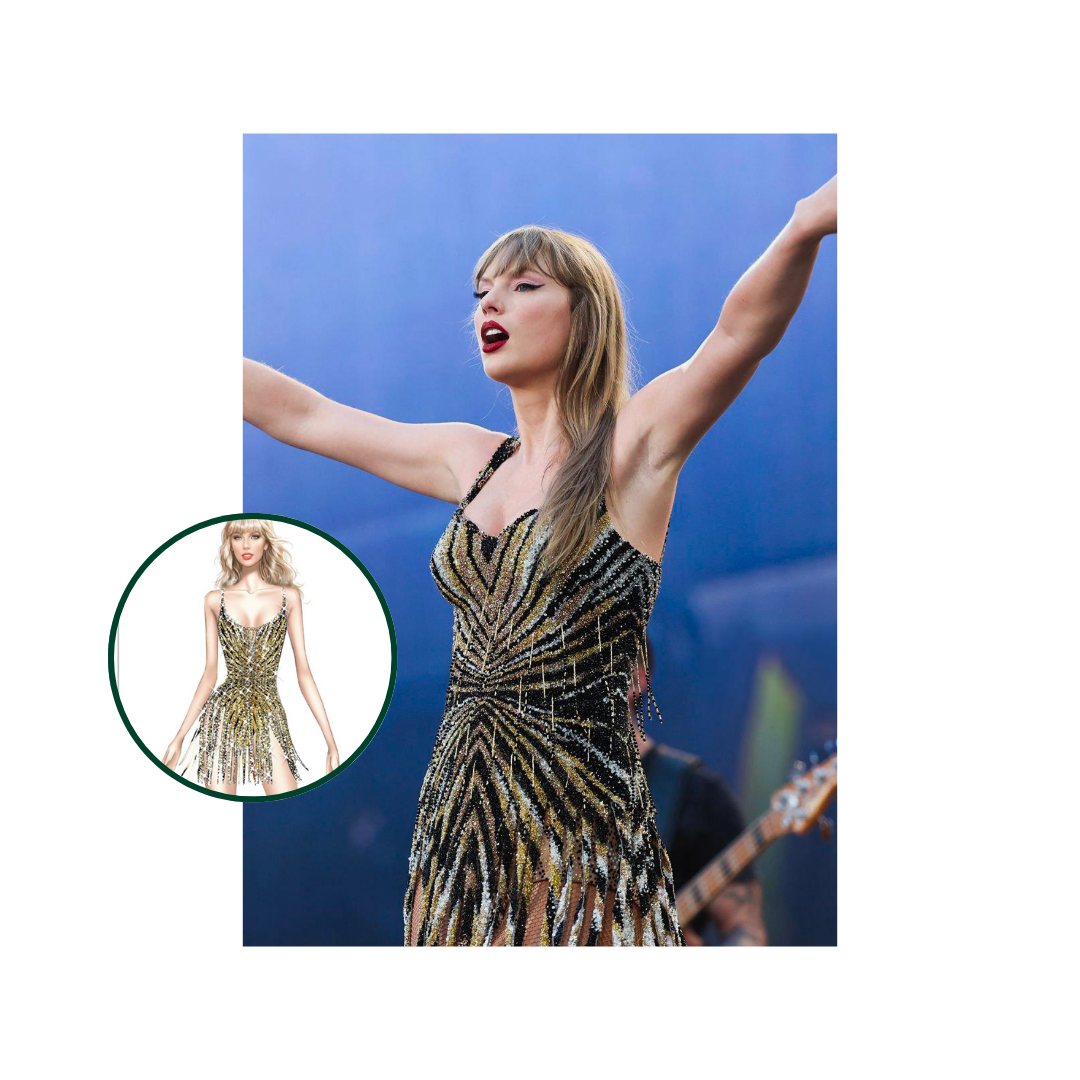 gold fearless dress Fearless Tour gold fringe dress?? : r/TaylorSwift