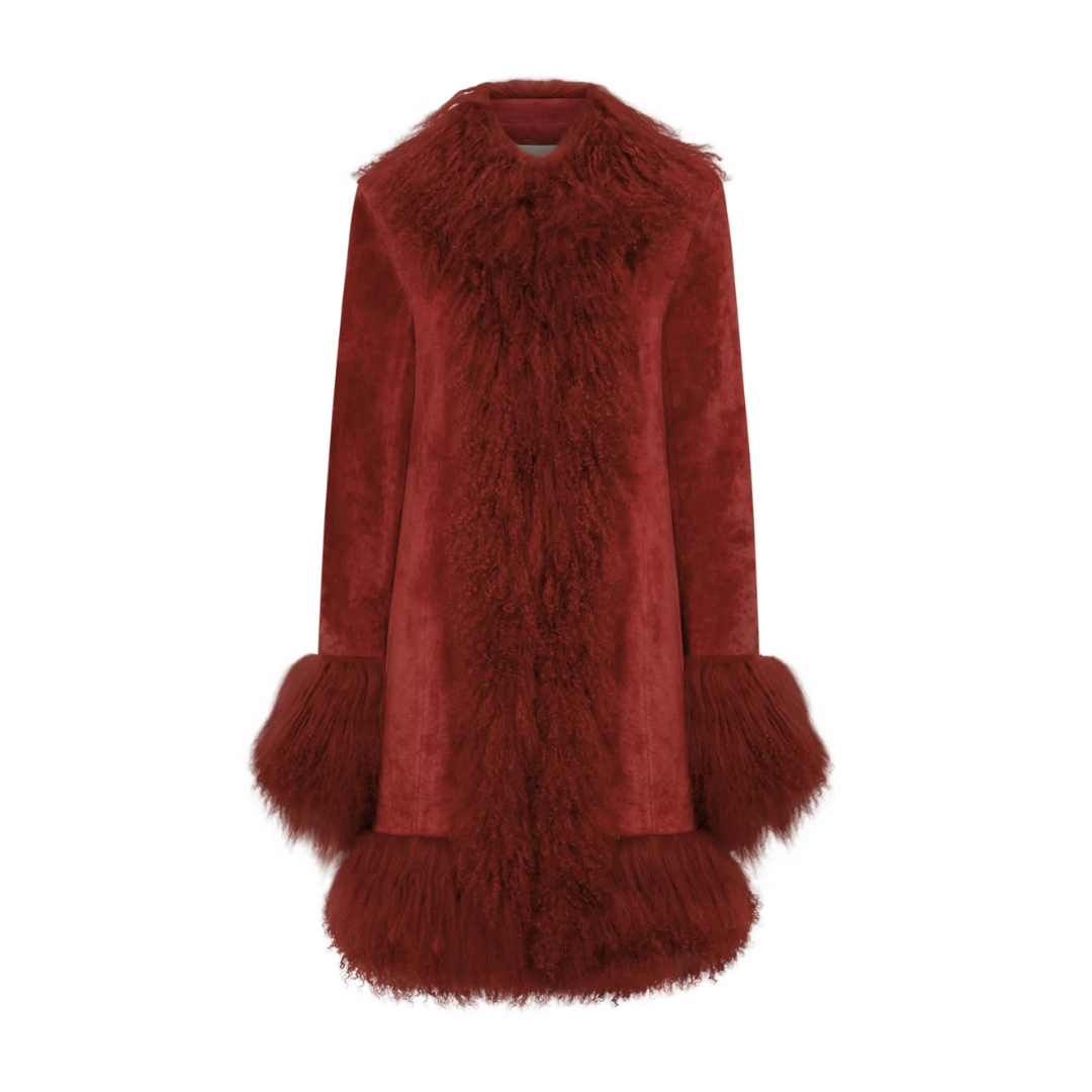 Faux Fur Coat, $515