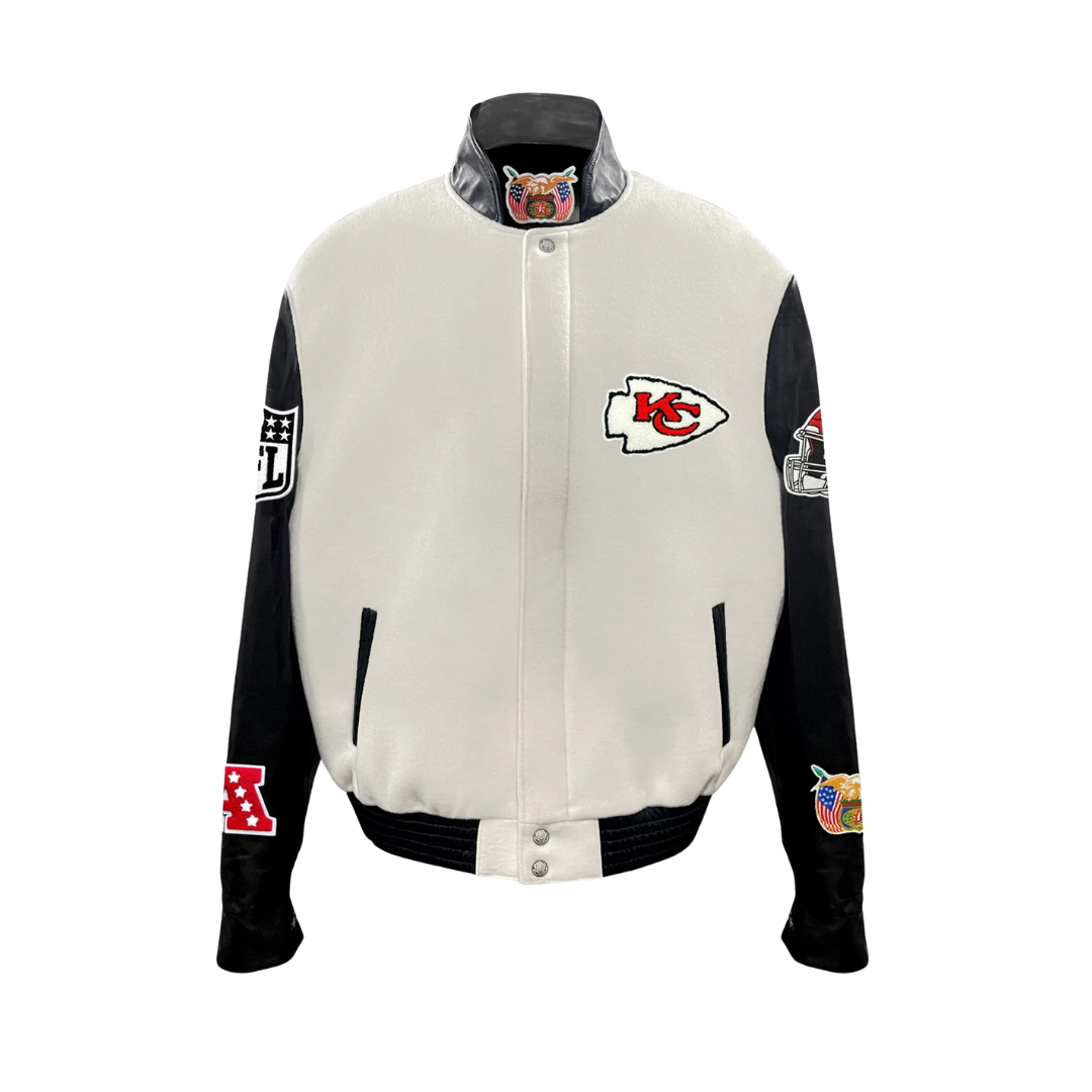 Chiefs Leather Varsity Jacket