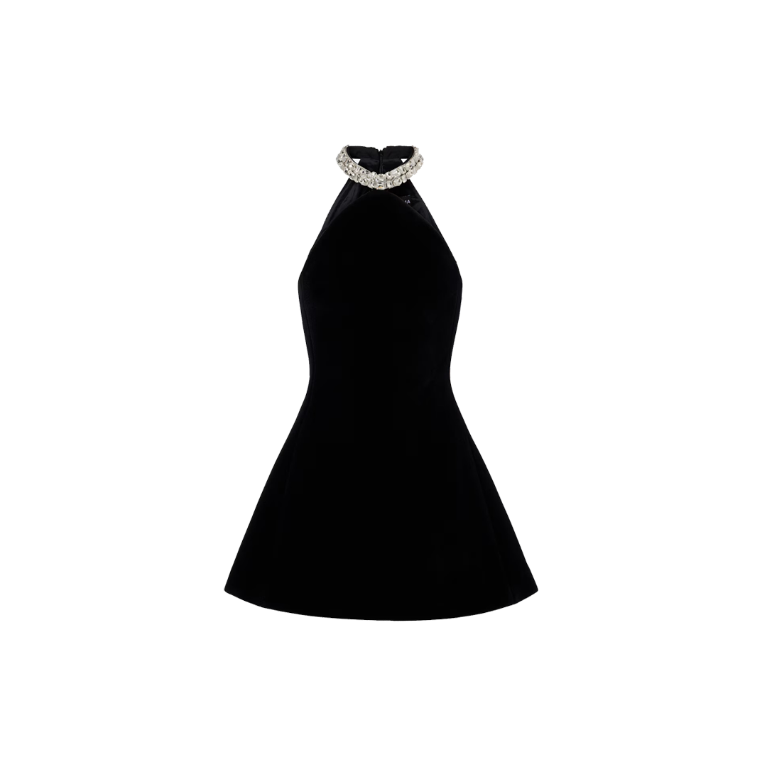 Crystal Embellished Mini Dress, $1,875