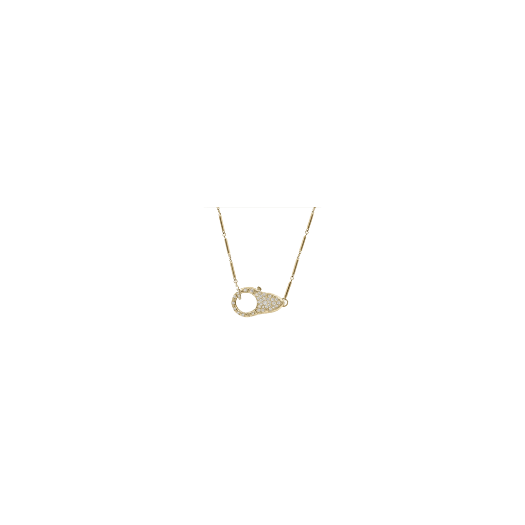 Diamond Lock Necklace, $7,800