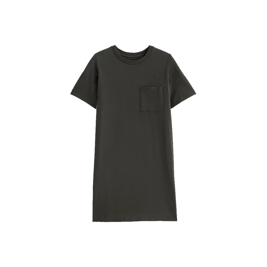 Organic Cotton Weekend Tee Dress, $68