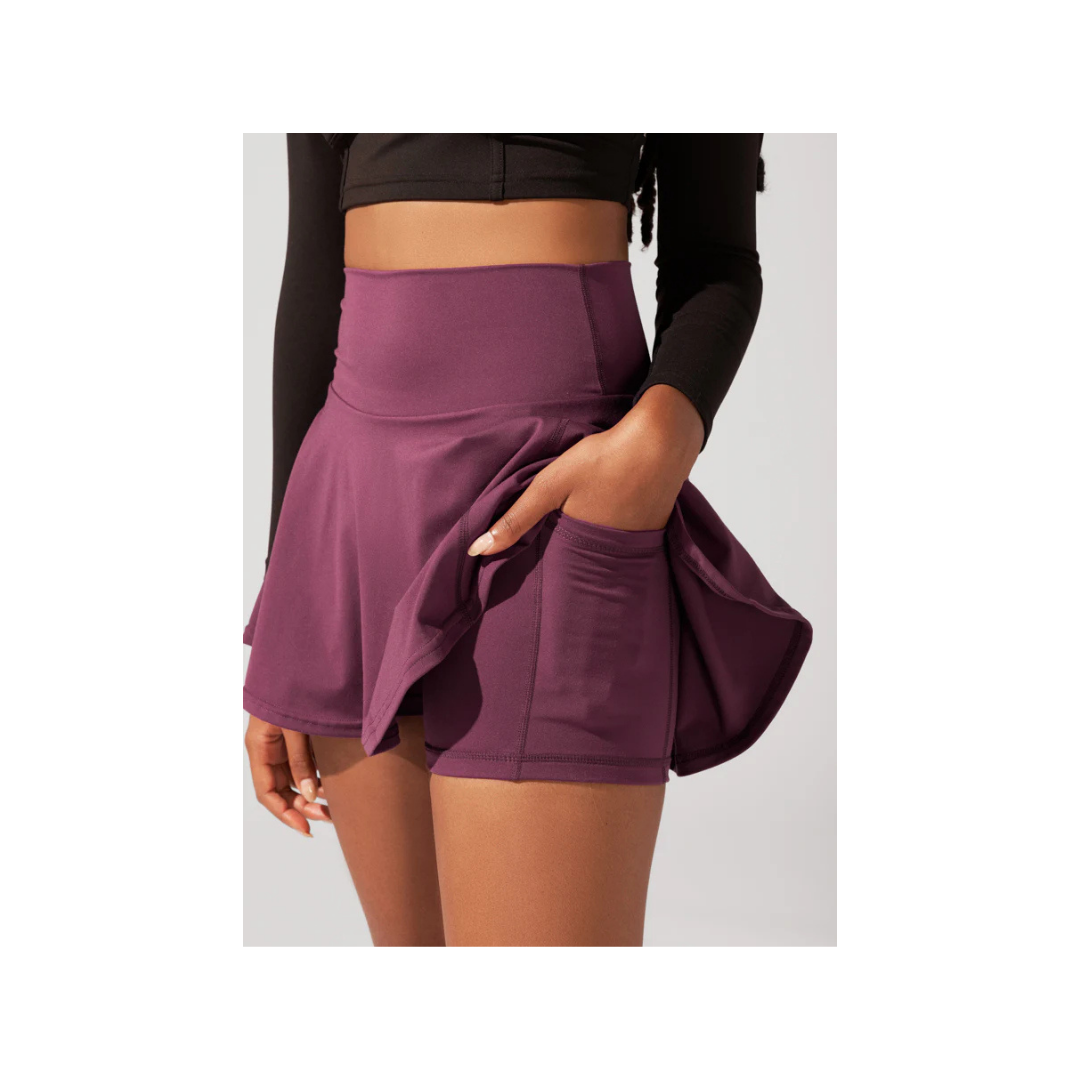 Twirl Skort - Plum