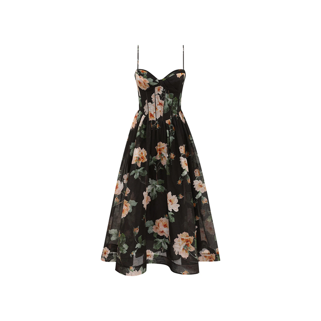 Luna Corset Midi Dress, $1,950